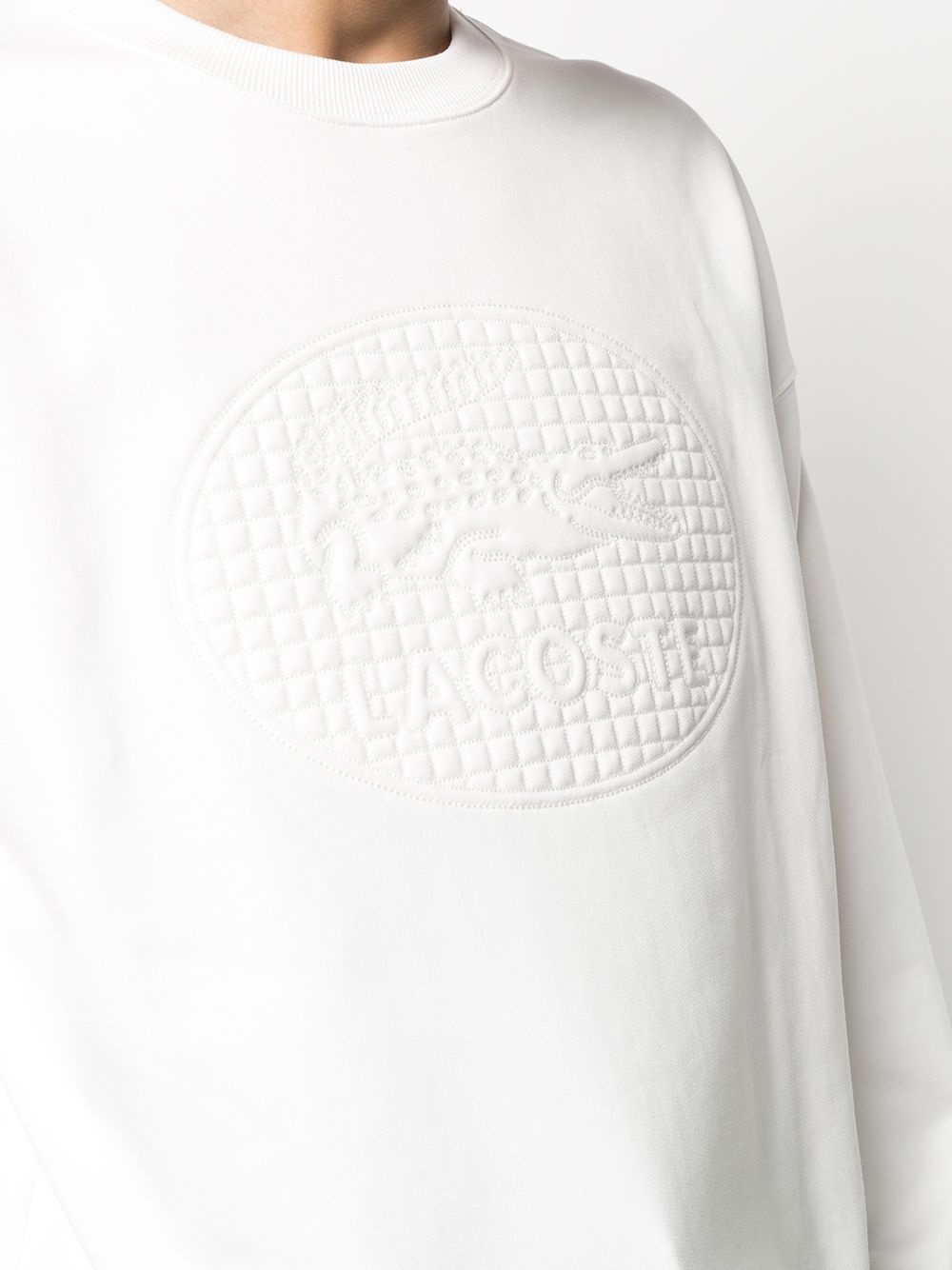 embossed-logo sweatshirt - 6