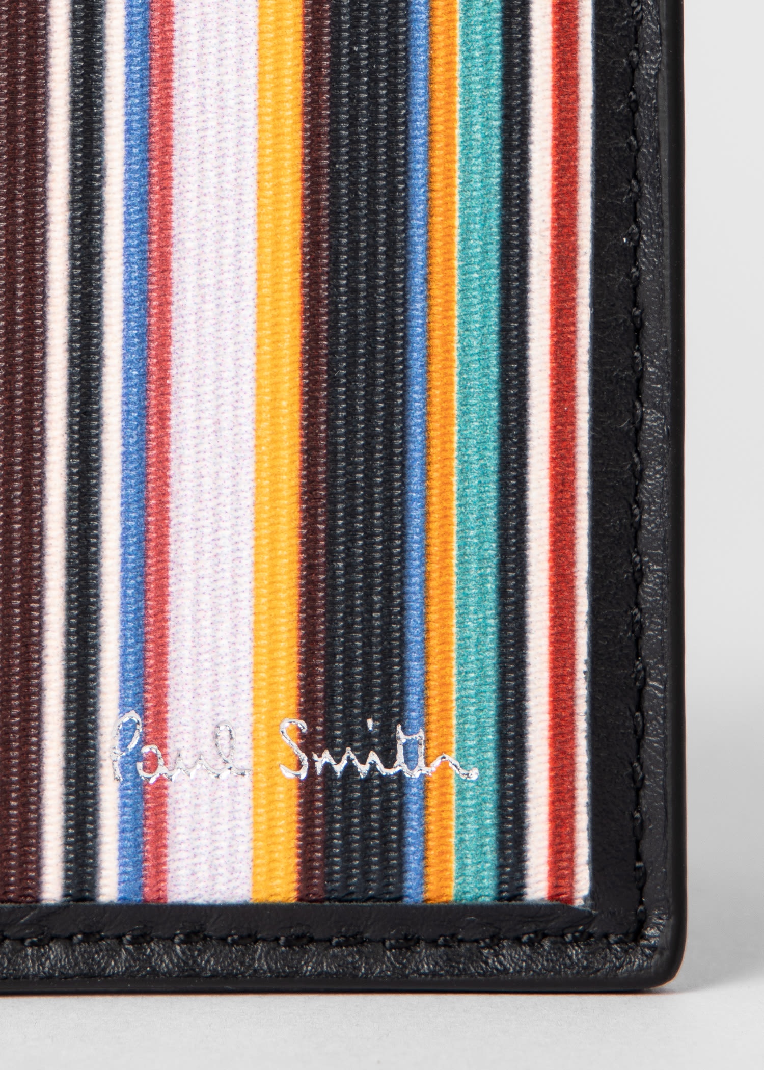 'Signature Stripe' Billfold Wallet - 3