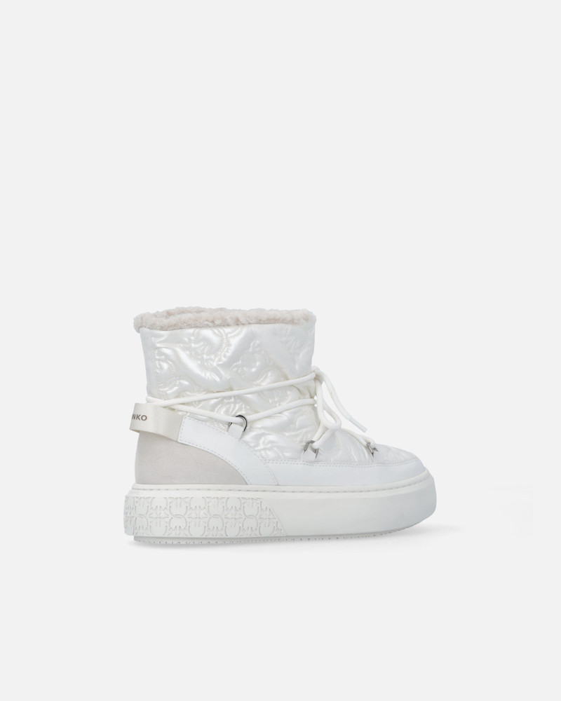 QUILTED BOOTS WITH LOVE BIRDS LOGO 3
