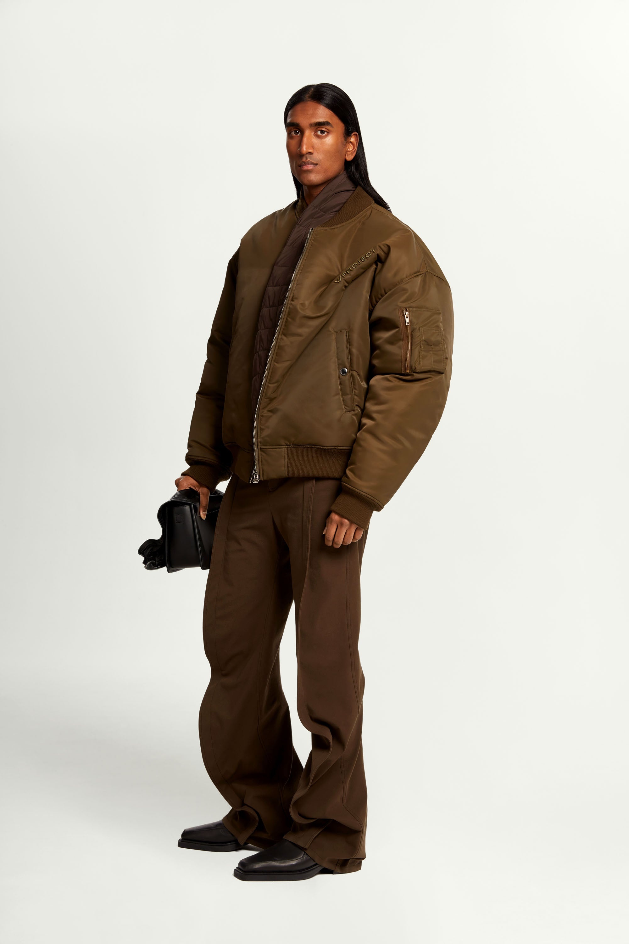 Pinched Logo Bomber - 6