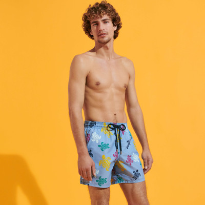 Vilebrequin Men Swim Shorts Ronde des Tortues Multicolores outlook
