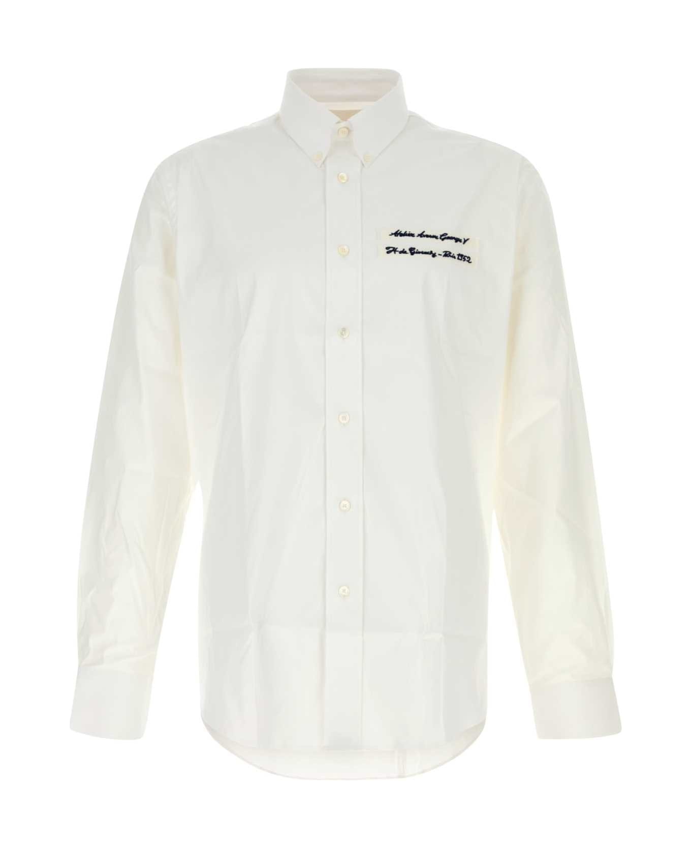 White Poplin Shirt - 1