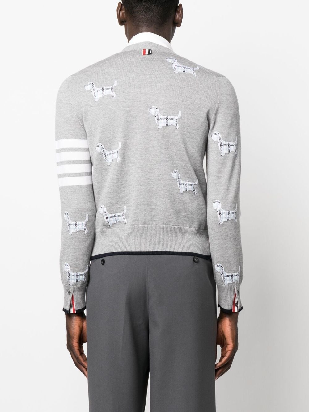 Hector-motif 4-Bar cardigan - 4