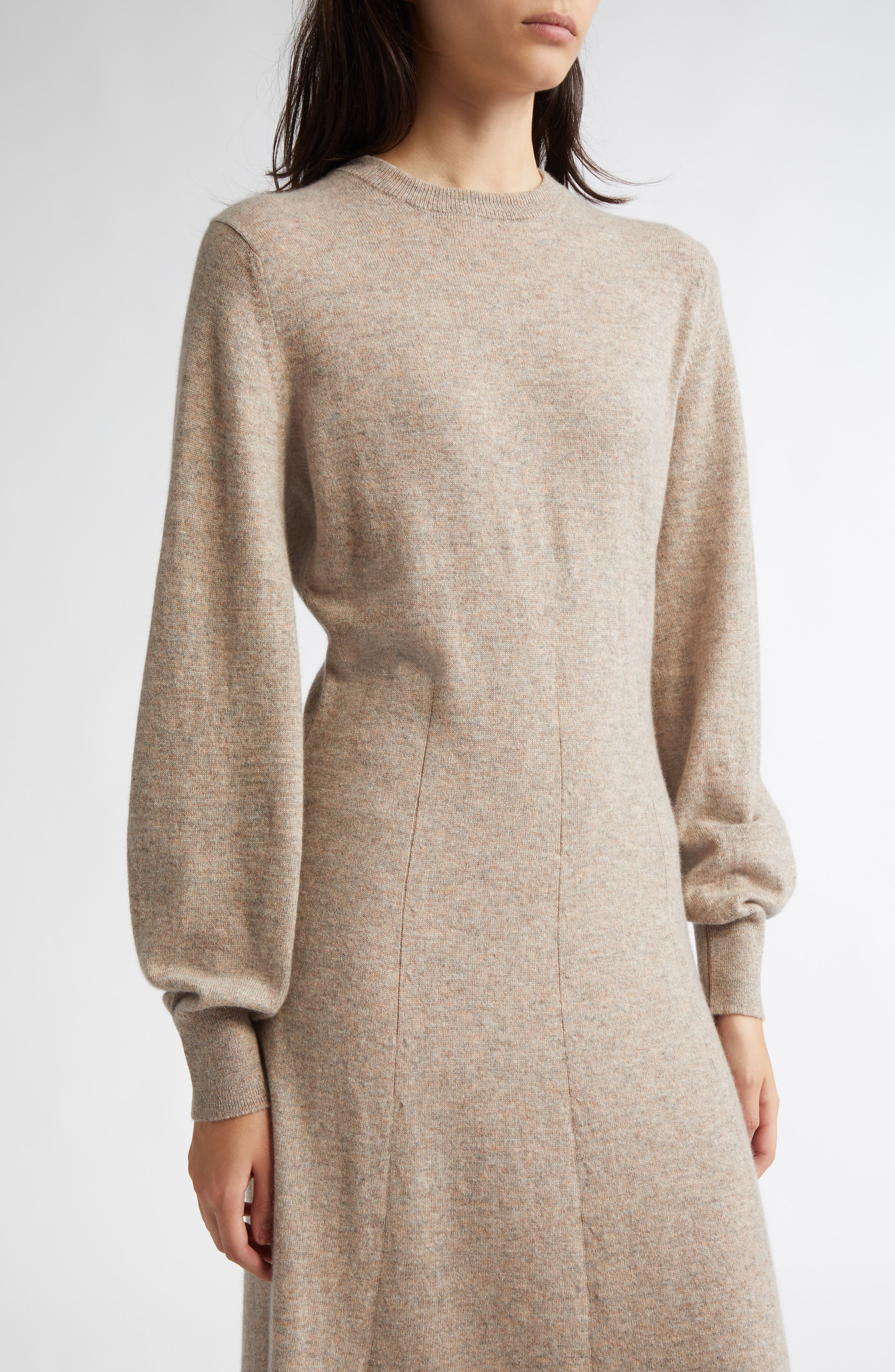 Johnstons of Elgin Long Sleeve Cashmere Sweater Dress at Nordstrom - 4