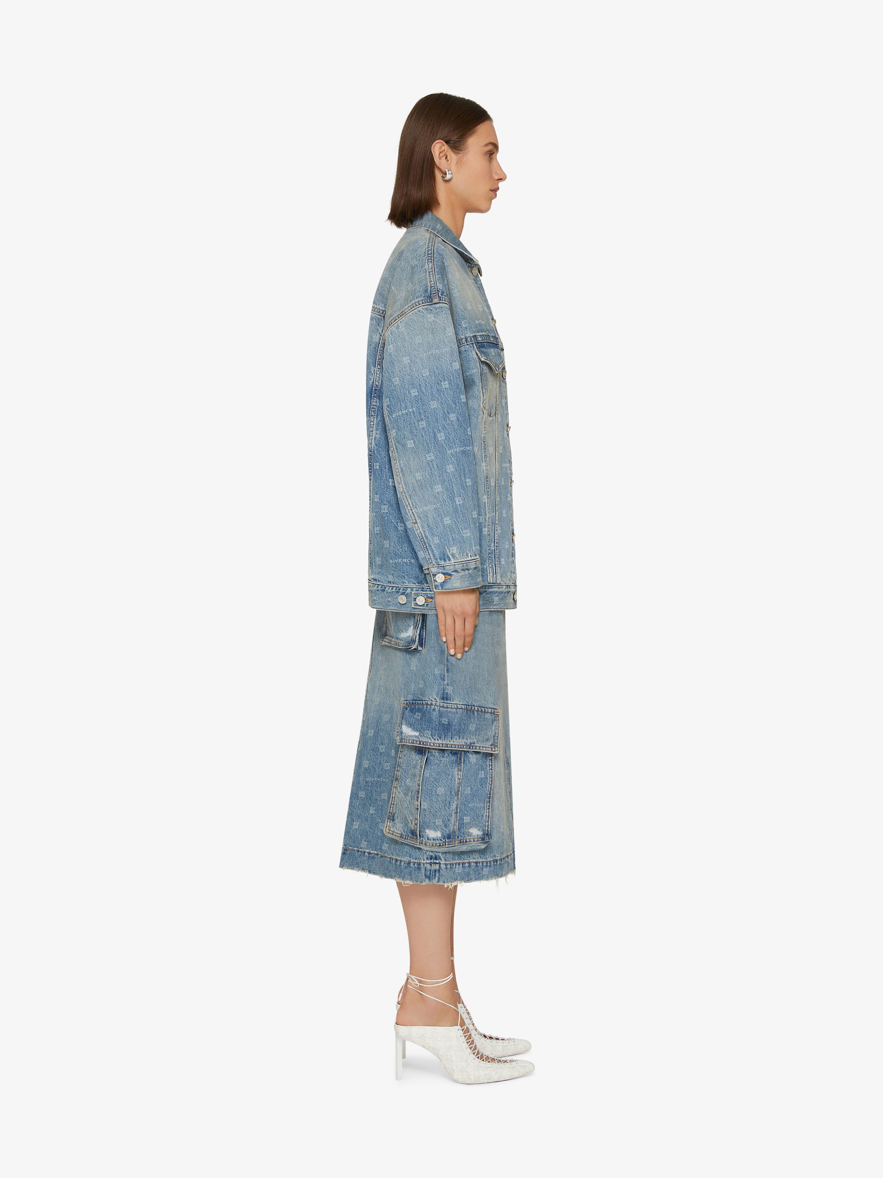 SKIRT IN GIVENCHY 4G DENIM - 3