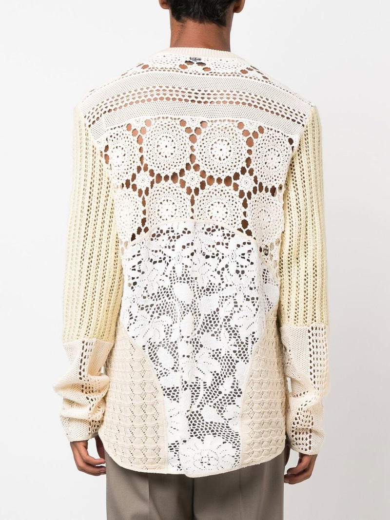 regenerated crochet raglan jumper 4