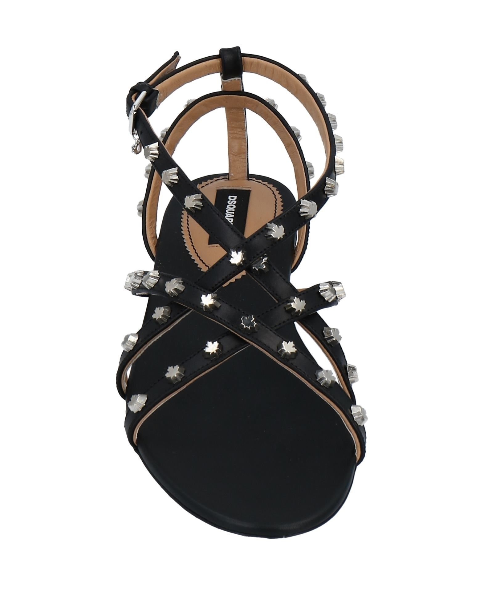 Black Women's Sandals - 4