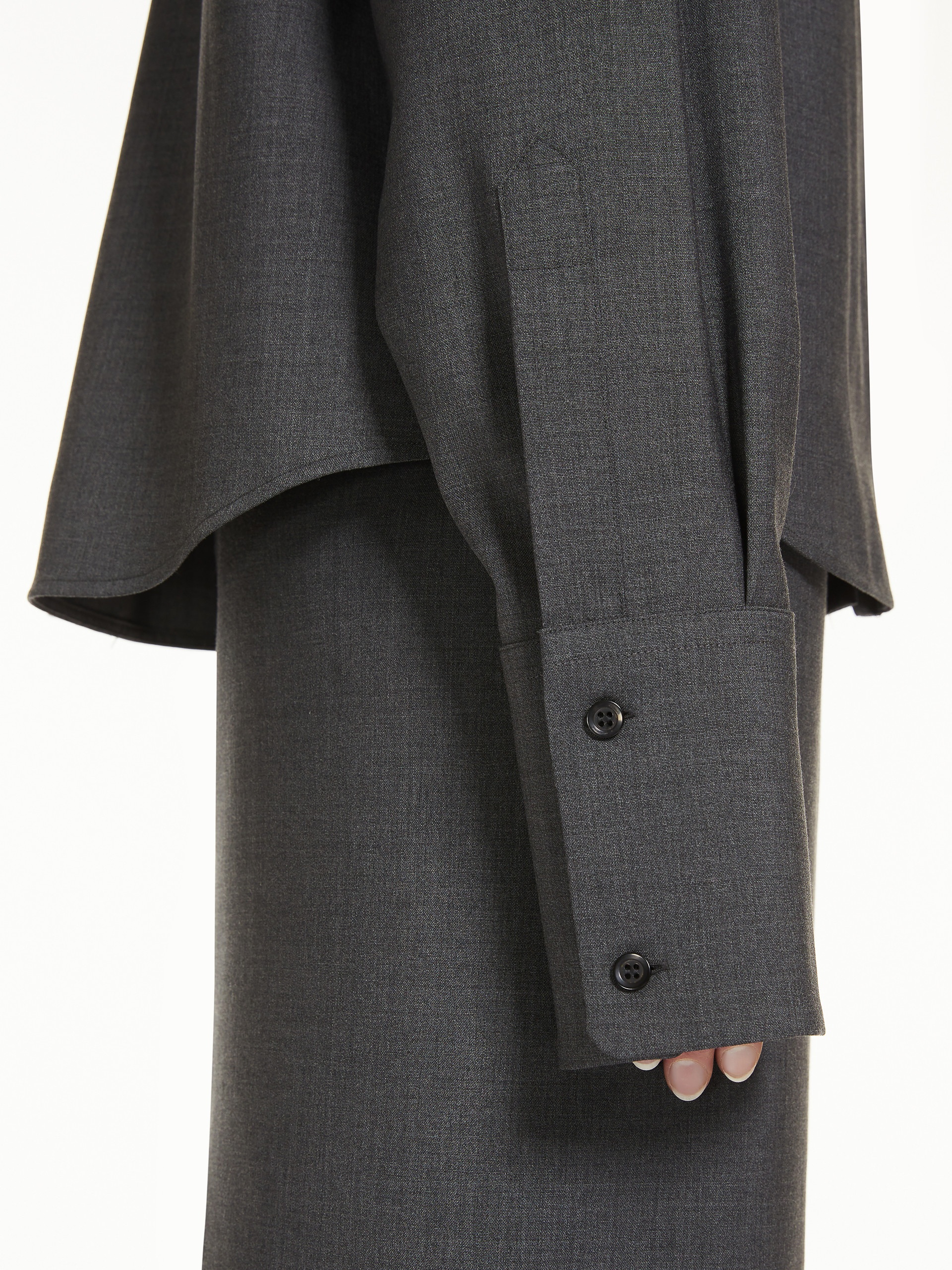 MAPPA Oversized stretch wool shirt - 6