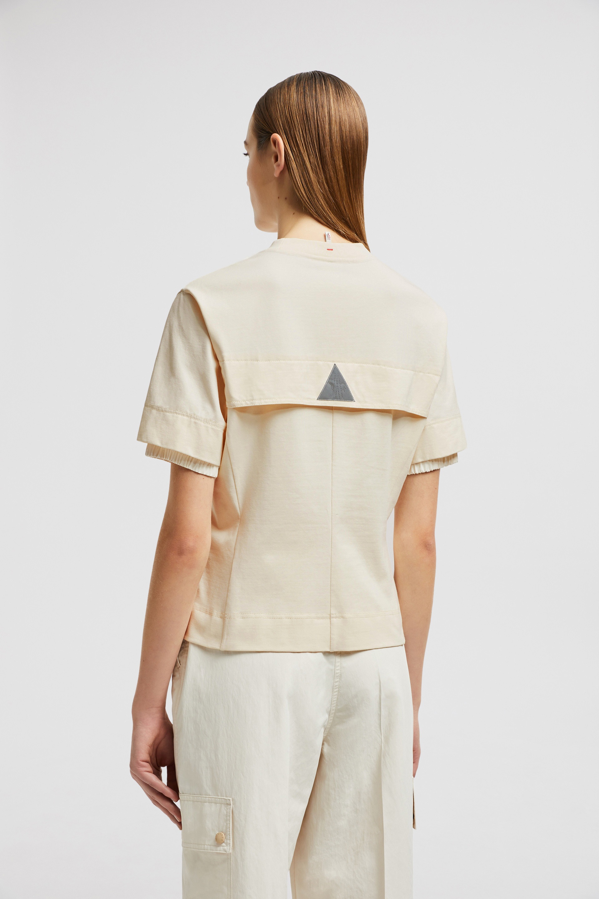 Logo Patch Cotton T-Shirt - 5