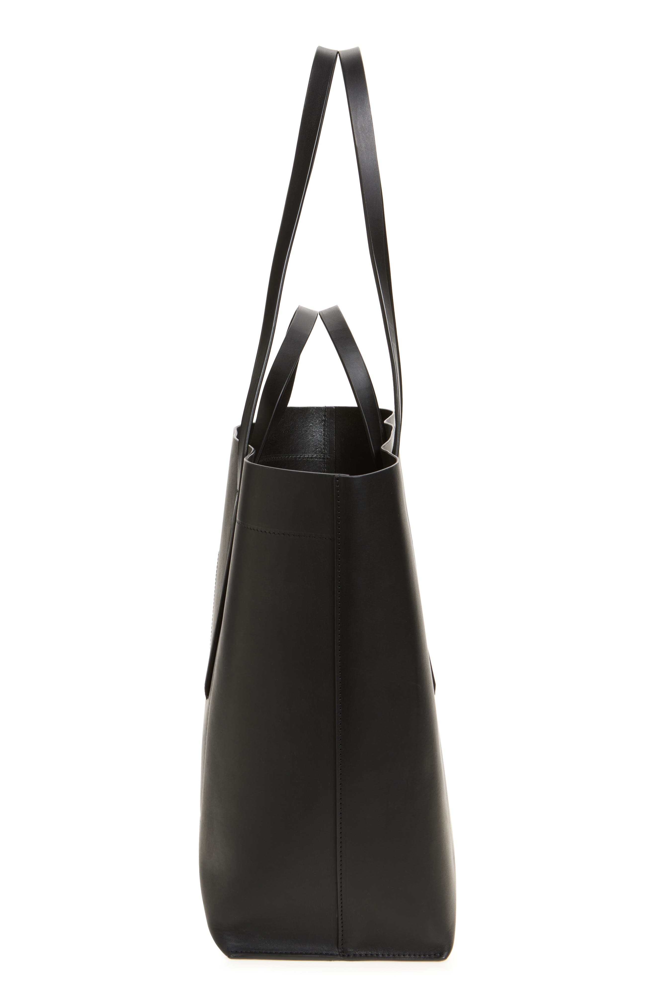 Rick Owens Hollywood Leather Shopper in Black at Nordstrom - 5