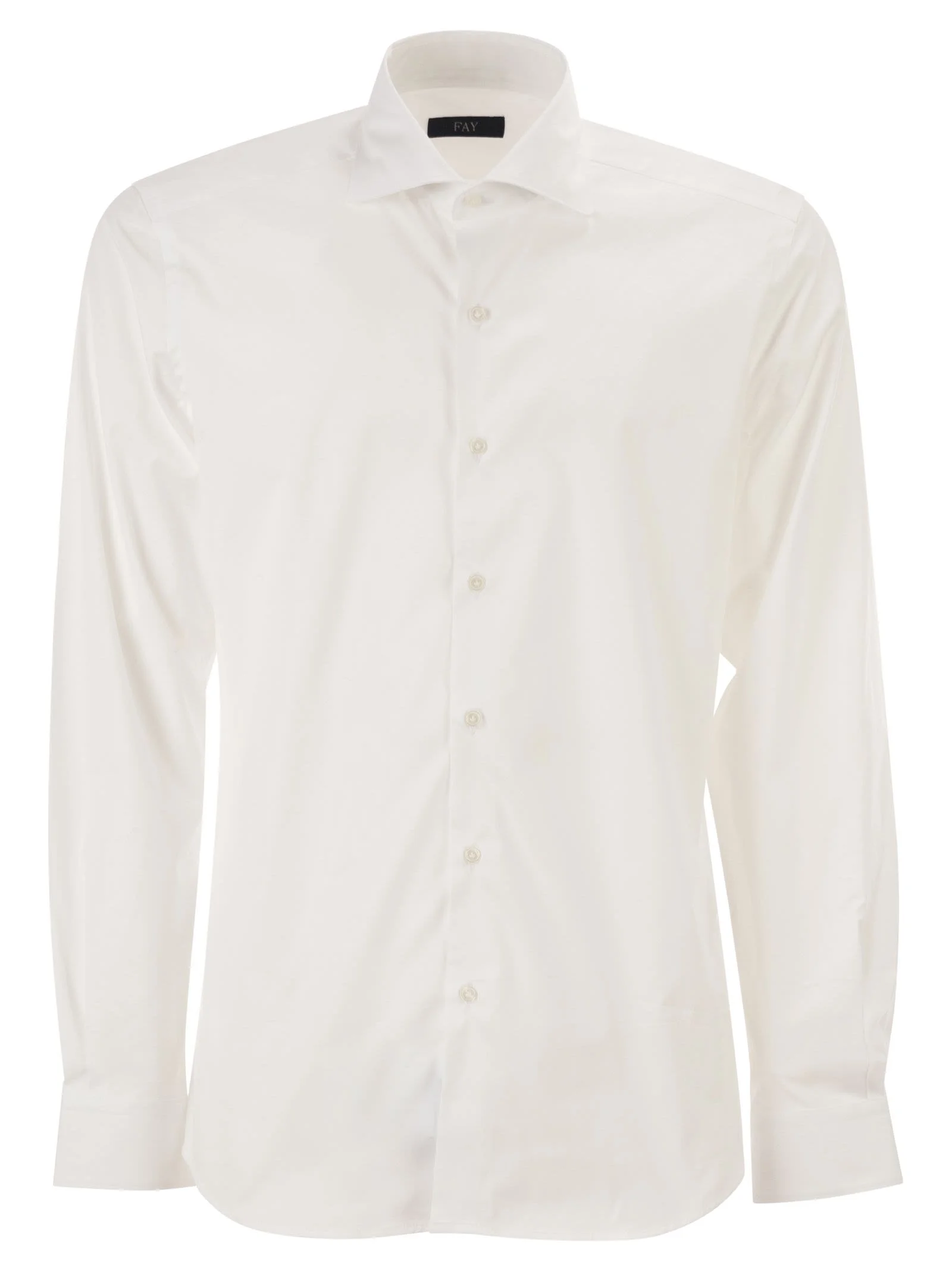 Fay Men Regular Fit Shirt In Stretch Poplin - 1