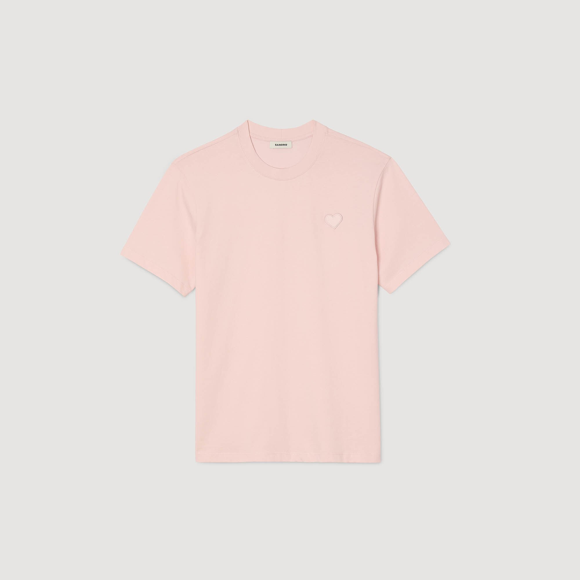 T-SHIRT WITH HEART PATCH - 6