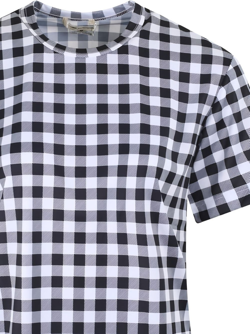 Comme Des Garçons checked T-shirt outlook