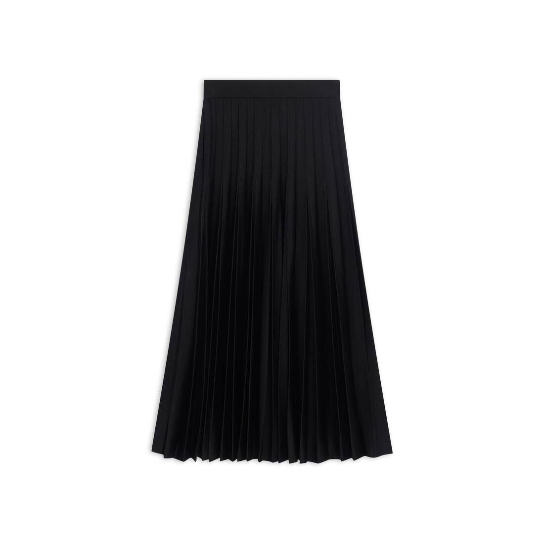 Women's Pleated Skirt  in Black - 5