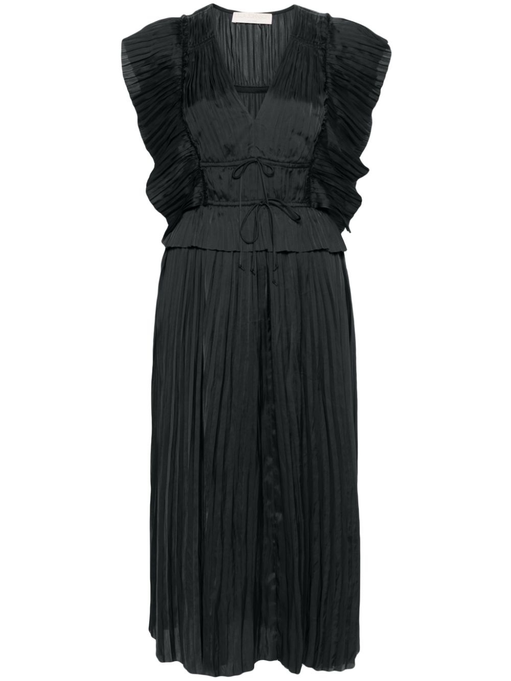 Letty pleated midi dress - 1