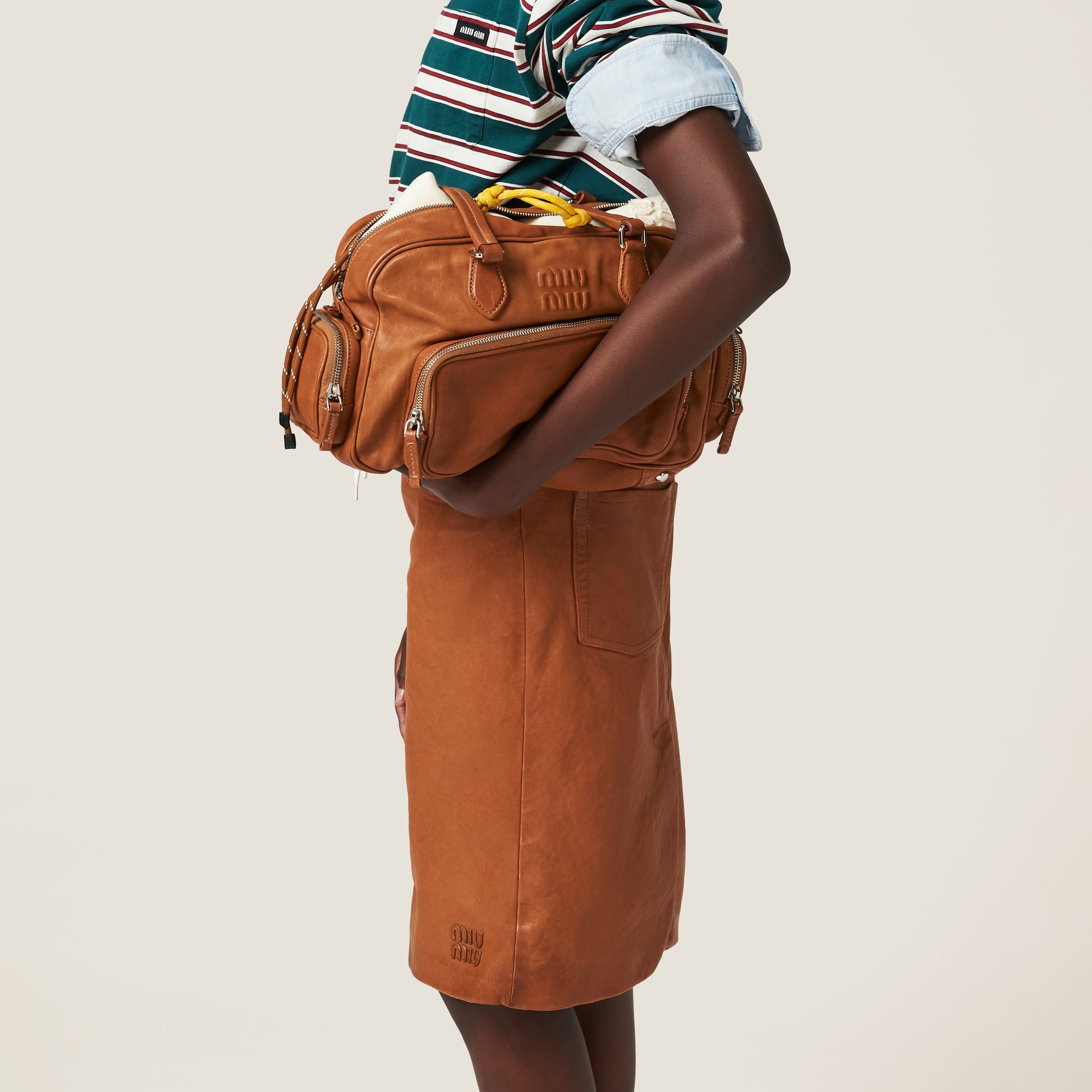 Nappa leather skirt - 5