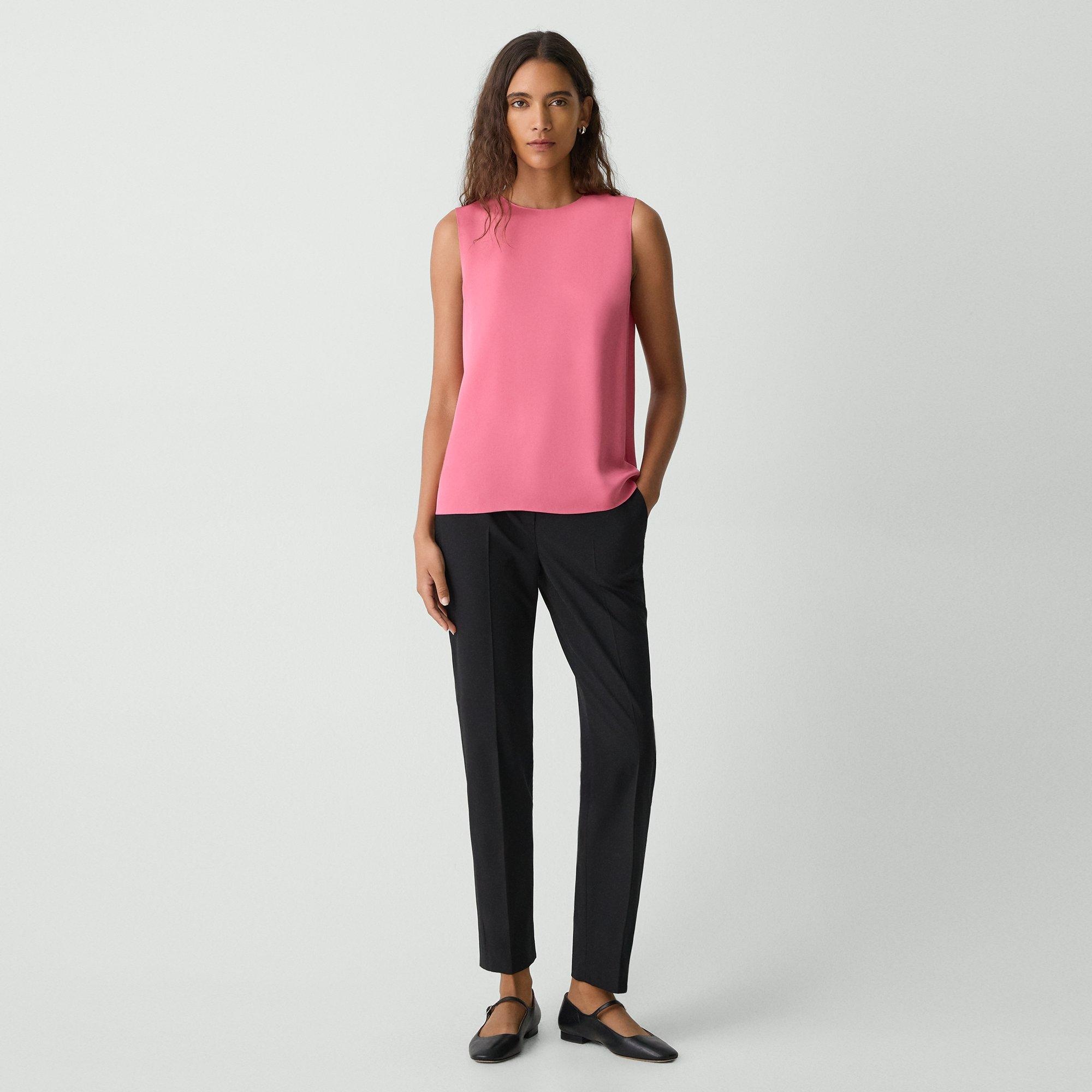 Shell Top in Silk Georgette - 6