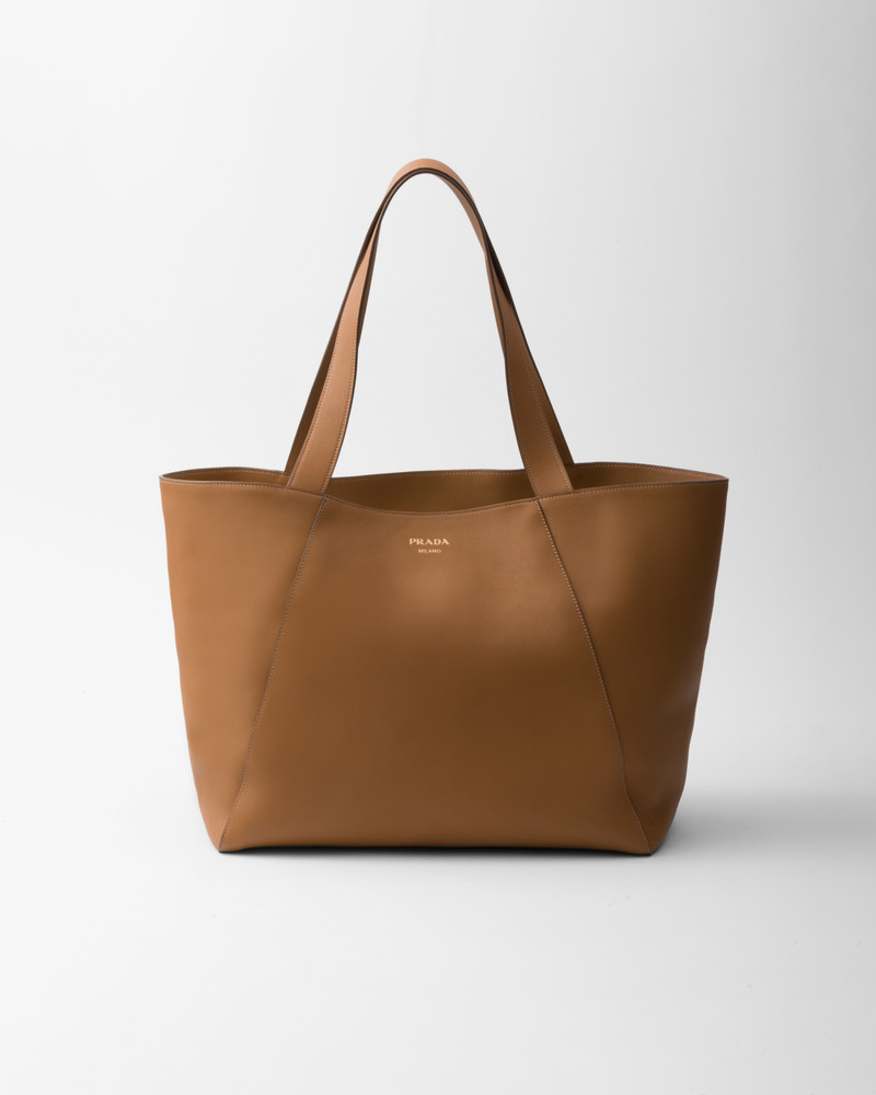 Leather tote bag 1