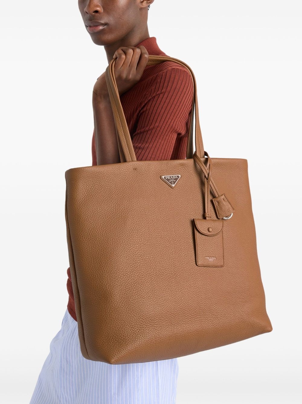 logo-plaque tote bag - 3