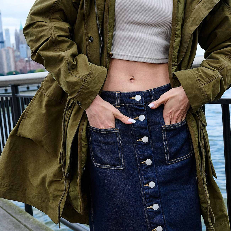 Women's REFIBRA™ Denim Long Skirt 6