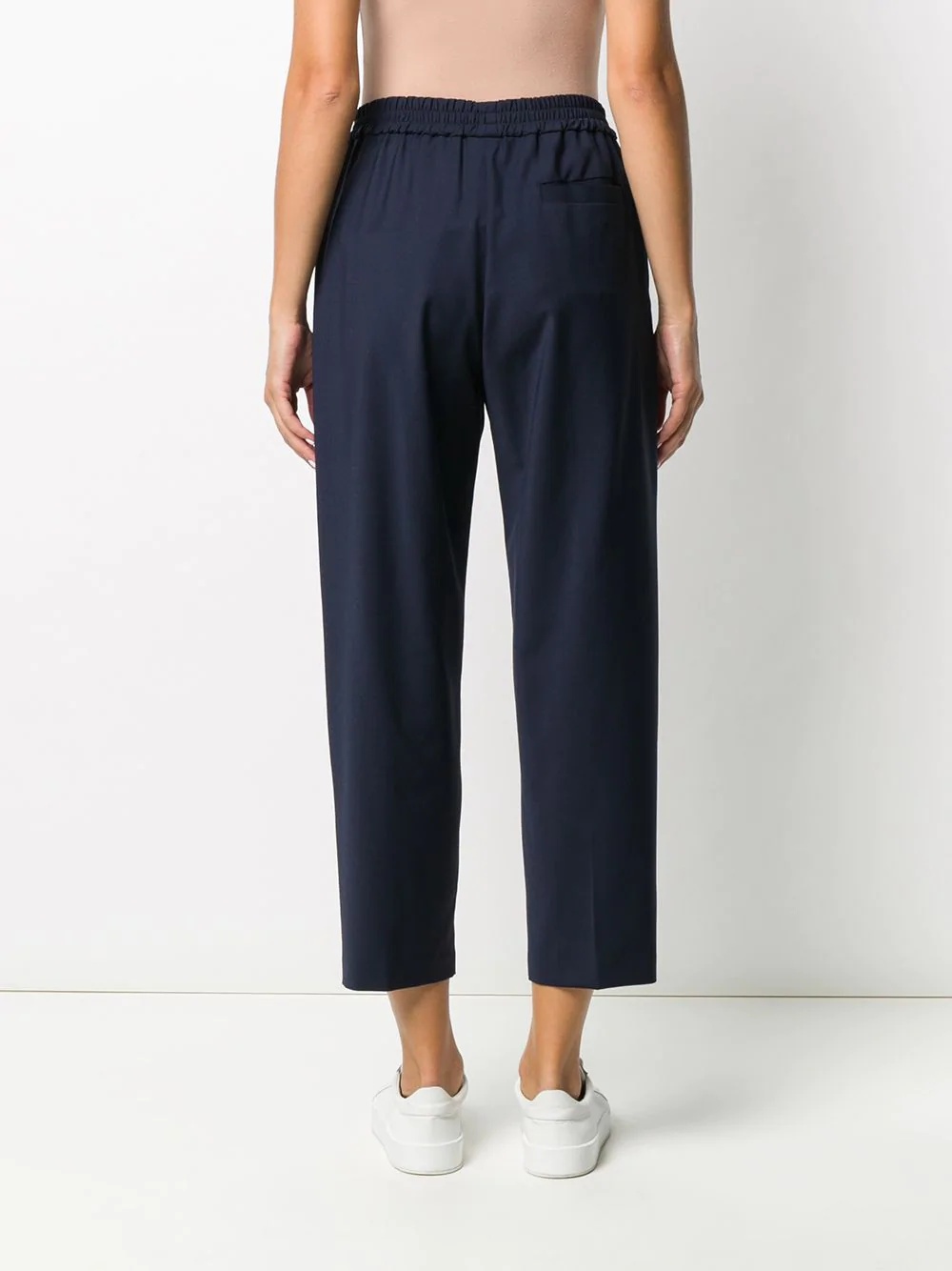 cropped pleated trousers - 4