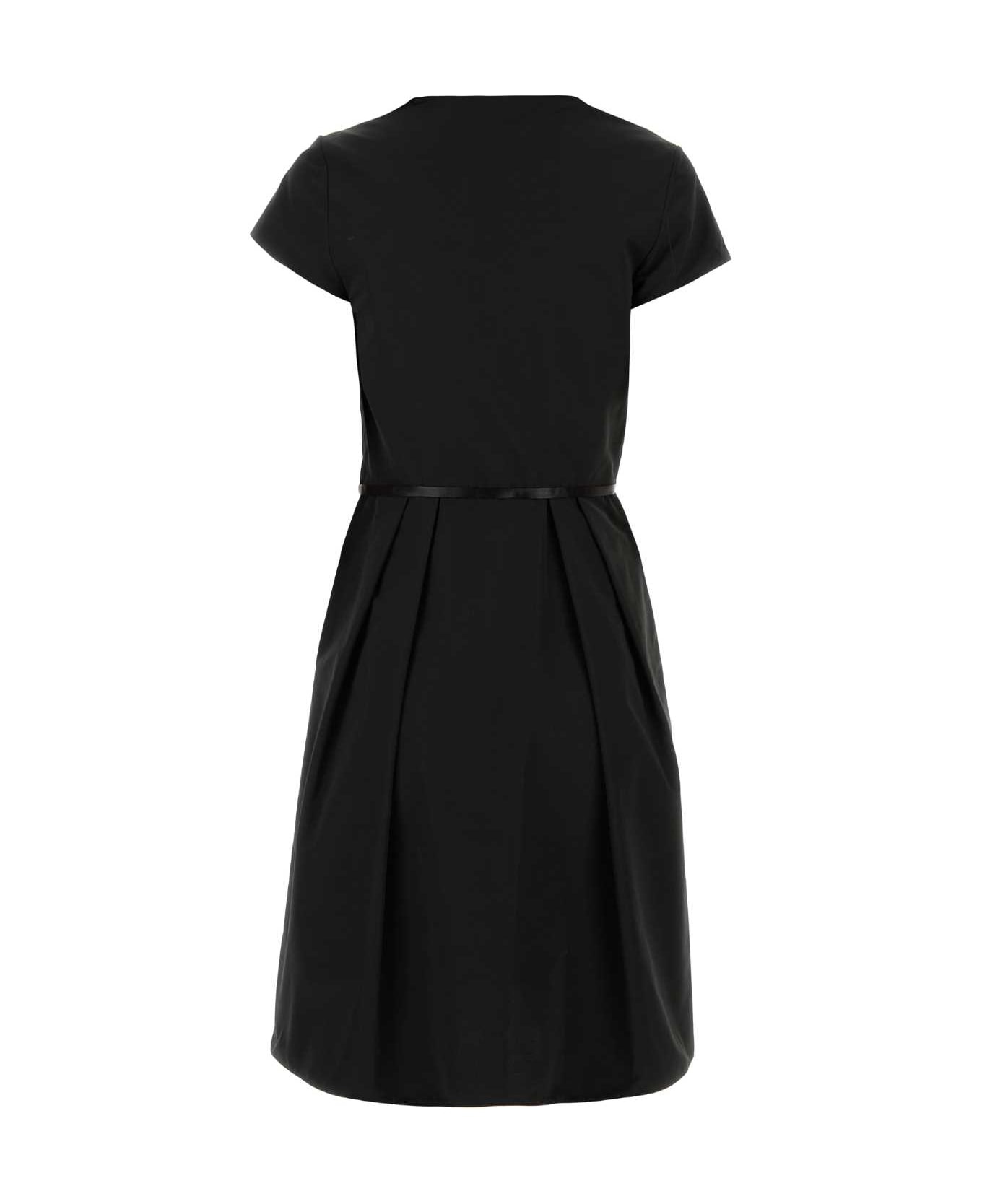 Black Taffetas Mini Dress - 2