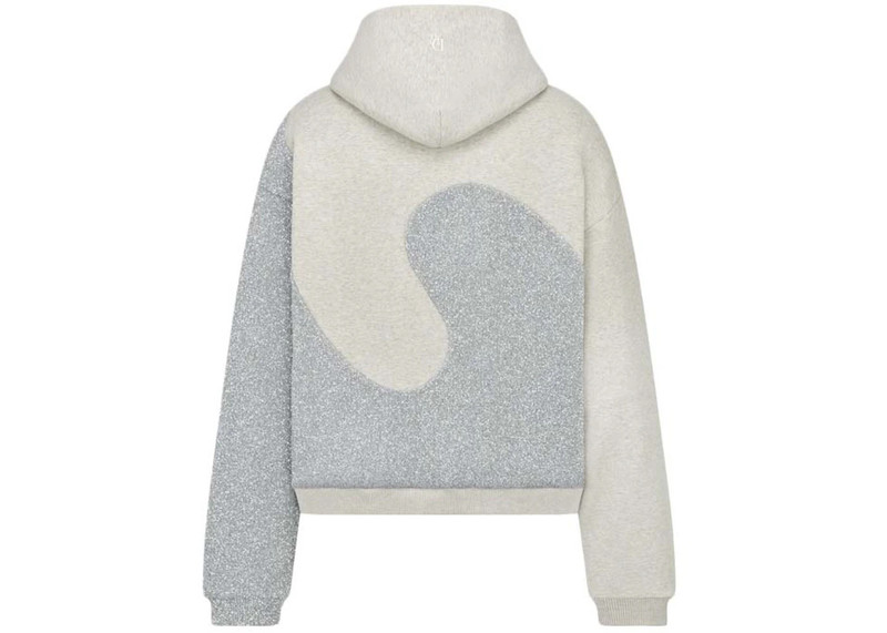 Dior Dior x ERL Hooded Relaxed Fit Sweatshirt Gray Heathered Cotton Fleece outlook