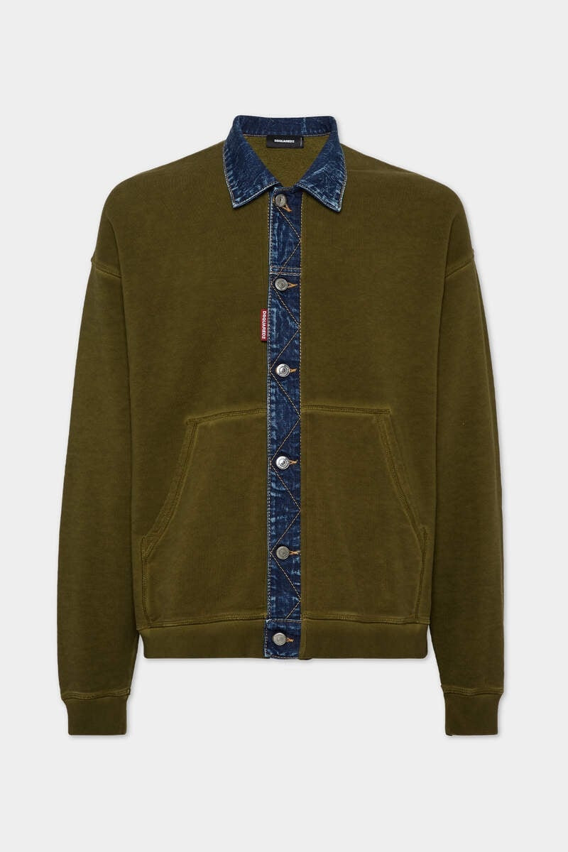 SUPERNEGATIVE DYED RELAX FIT CARDIGAN - 1
