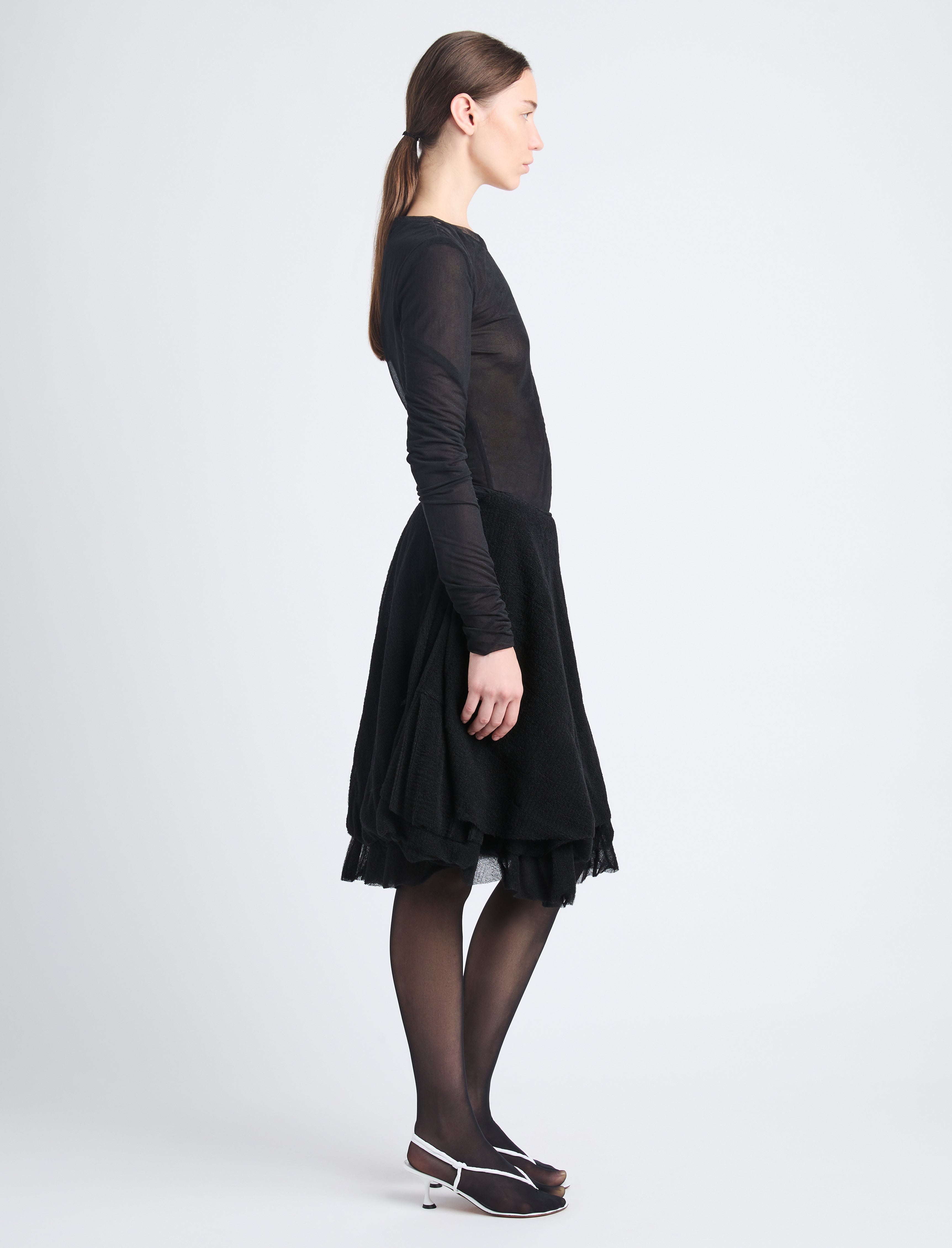 Julia Skirt in Micro Pleat Jersey - 4