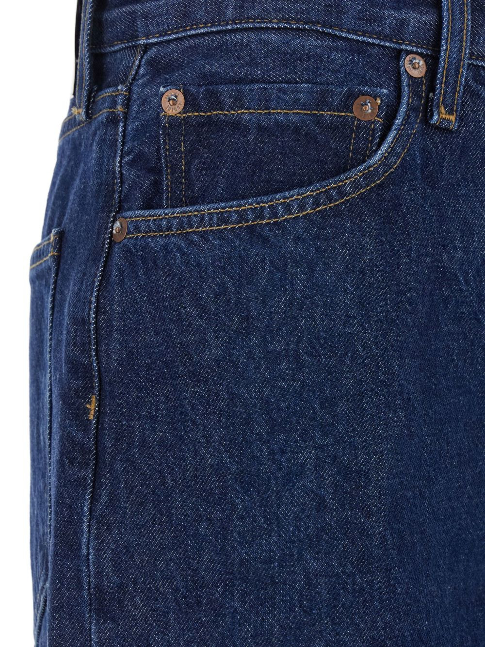 wide-leg cotton-blend jeans - 3