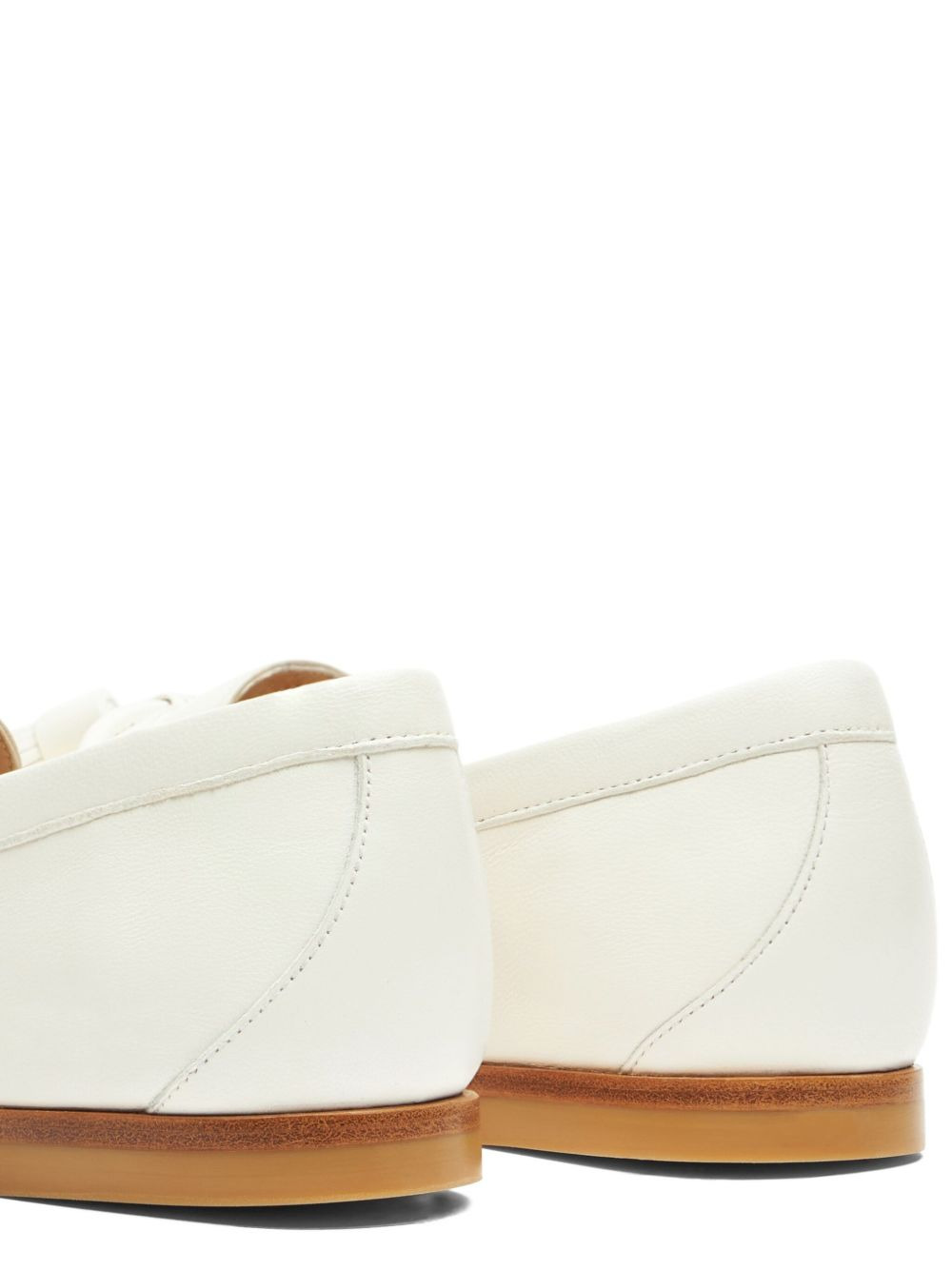tassel leather loafers - 4