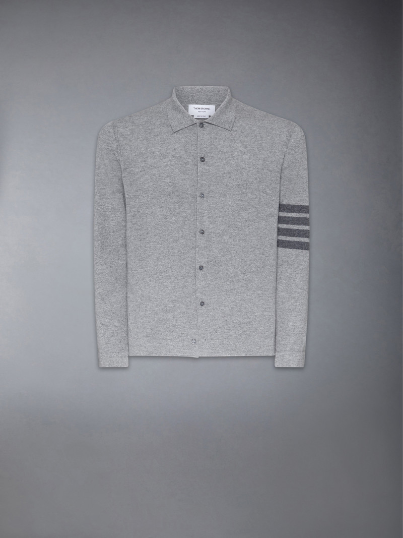 Cashmere Jersey Stitch 4-Bar Shirt 1