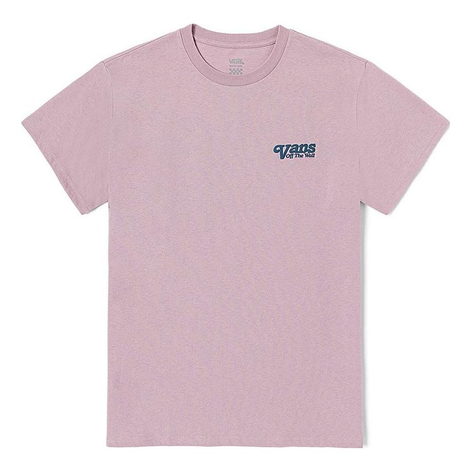 (WMNS) Vans kitten Off The Wall T-shirt 'Pink' VN0008ZJBLT - 1