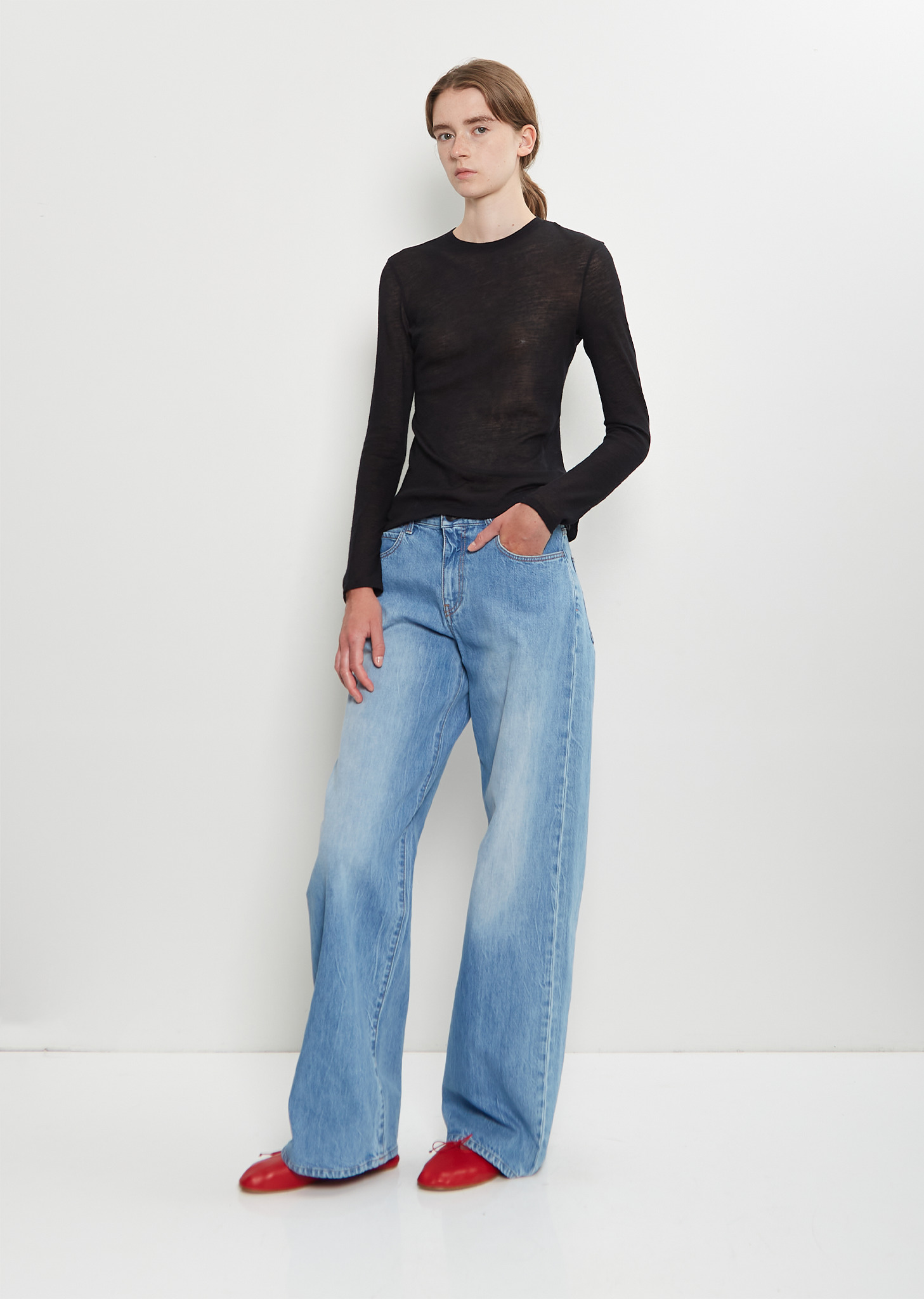Eglitta Cotton Jean — Blue - 4