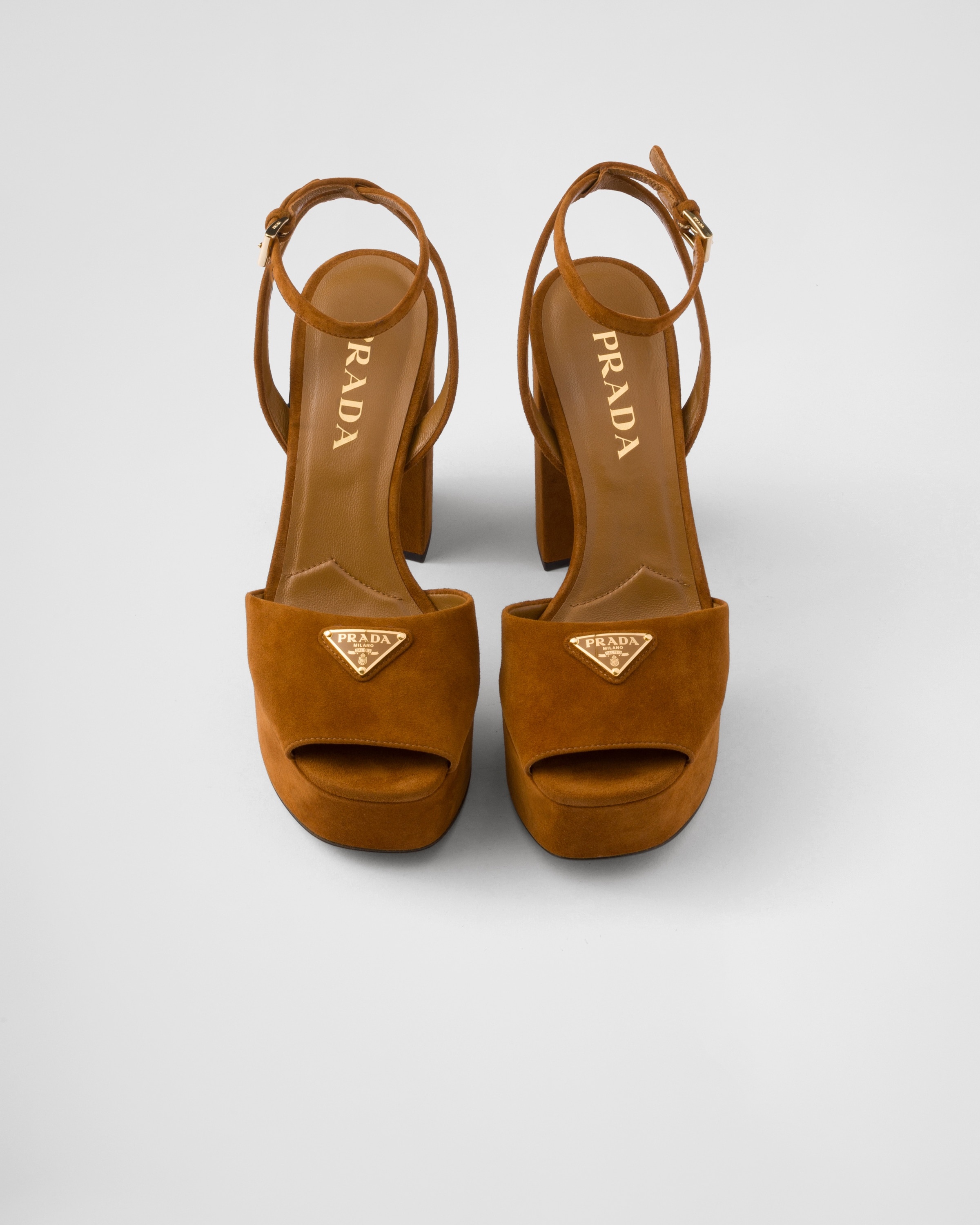 Suede platform sandals - 3