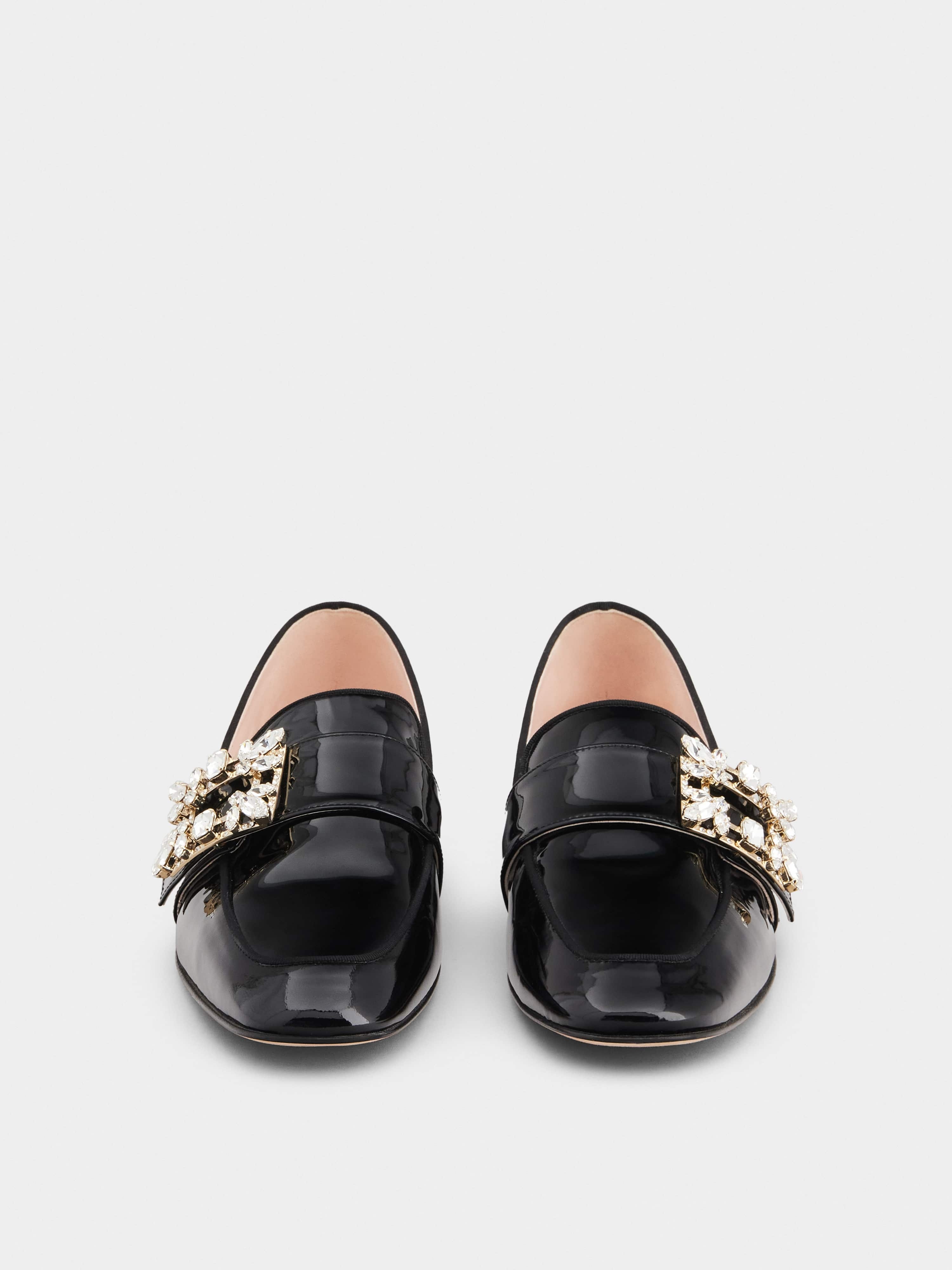 Mini Broche Vivier Buckle Loafers in Patent Leather - 7