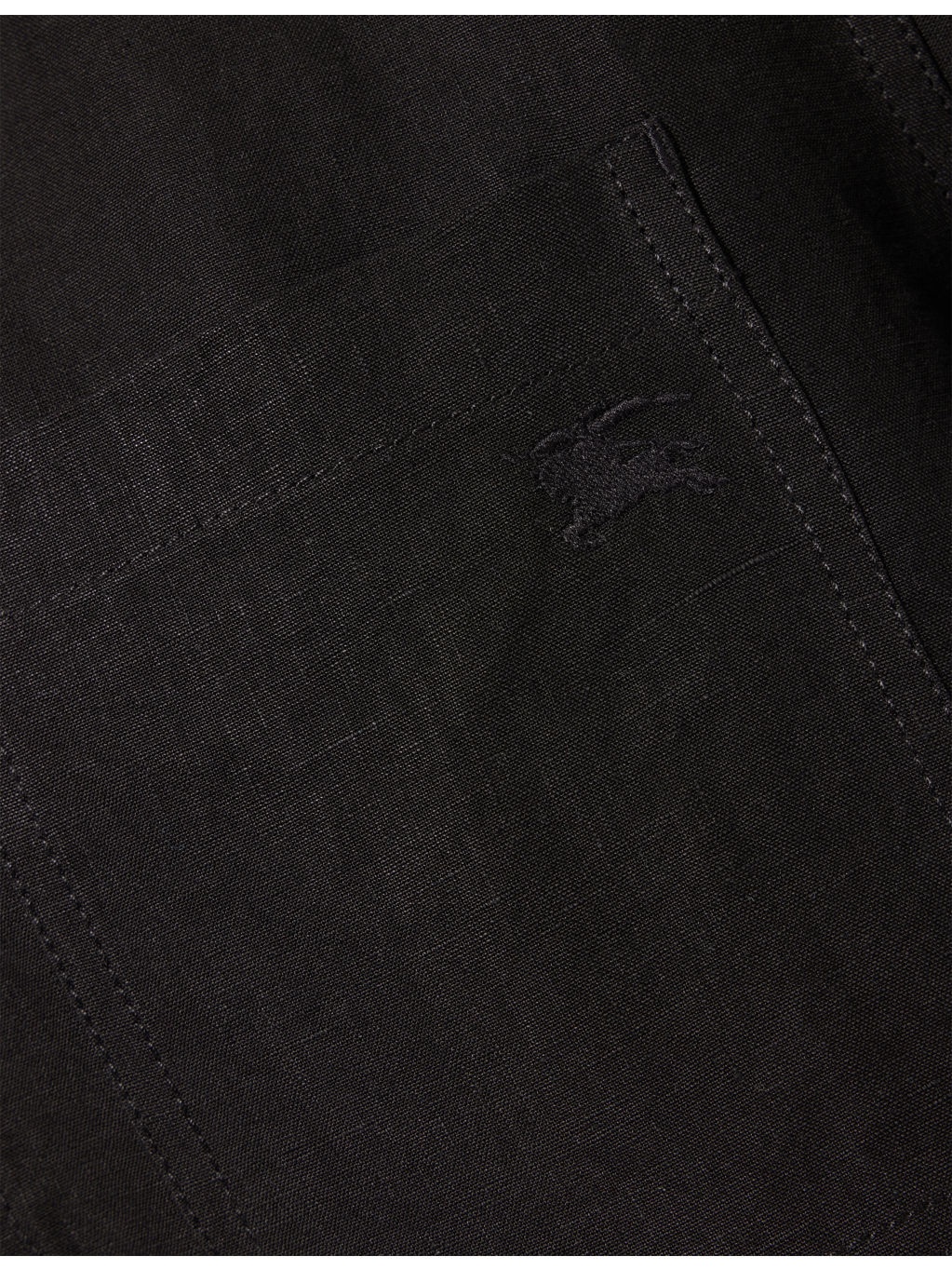 Regular-Fit Short-Sleeve Linen Shirt - 6