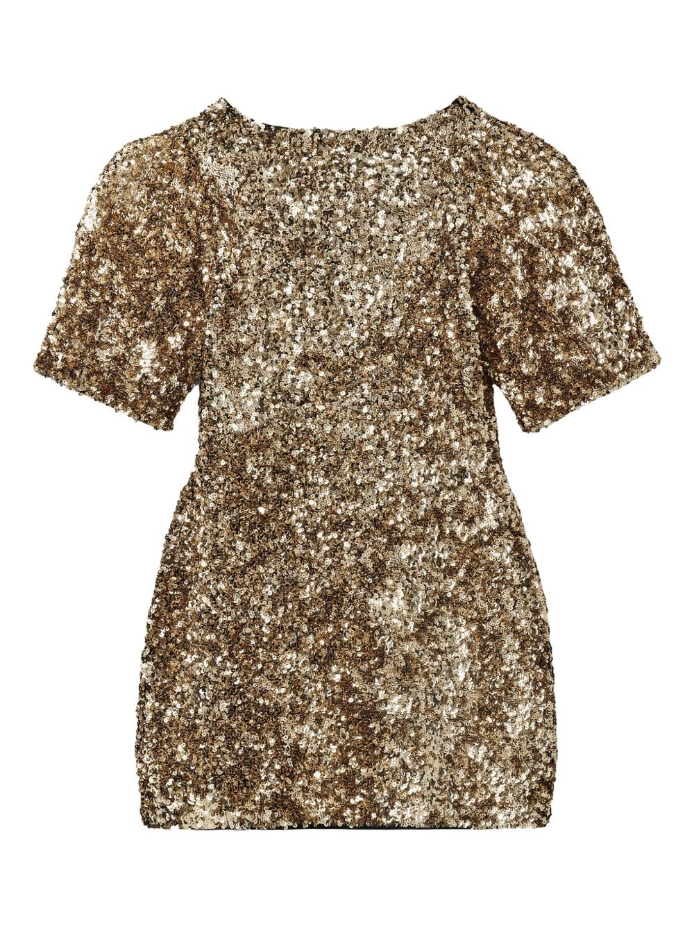 sequin-embellished mini dress - 6