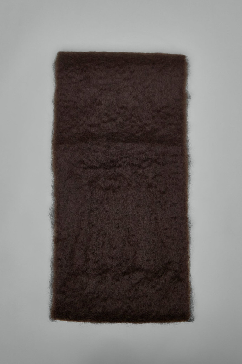 Jil Sander Logo Patch Fringe-Detailed Scarf outlook