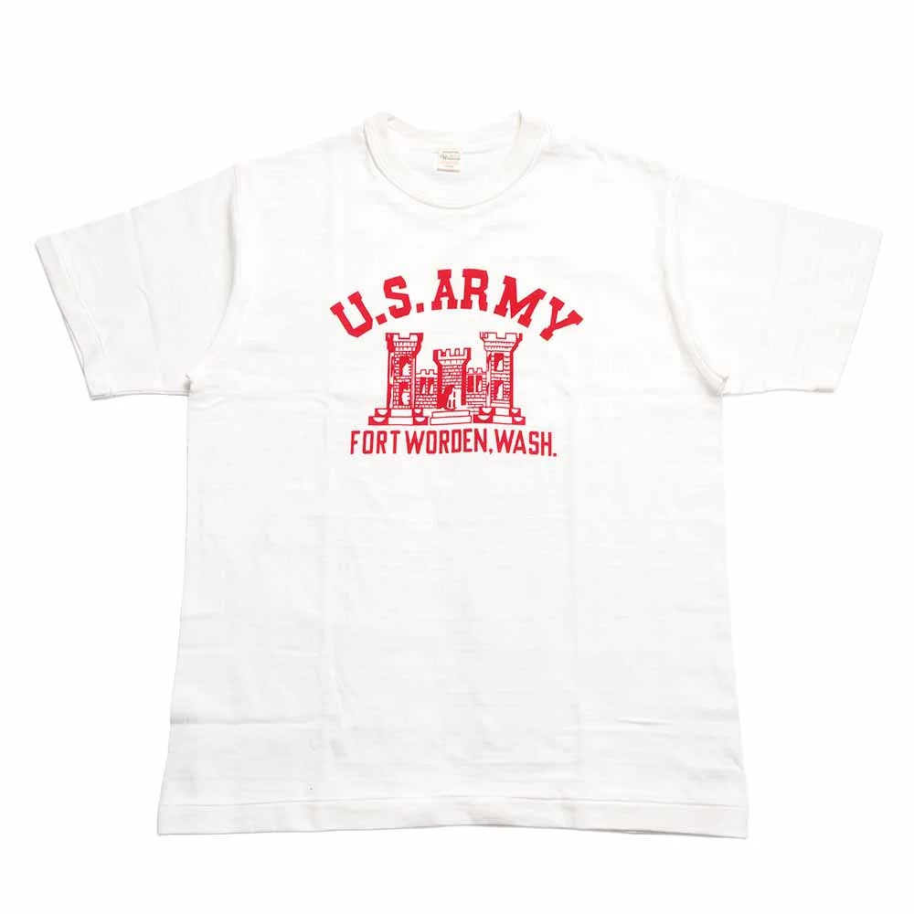 WAREHOUSE - Lot 4601 - S/S T-SHIRT - FORT WORDEN - 4601WOR-26 - 1