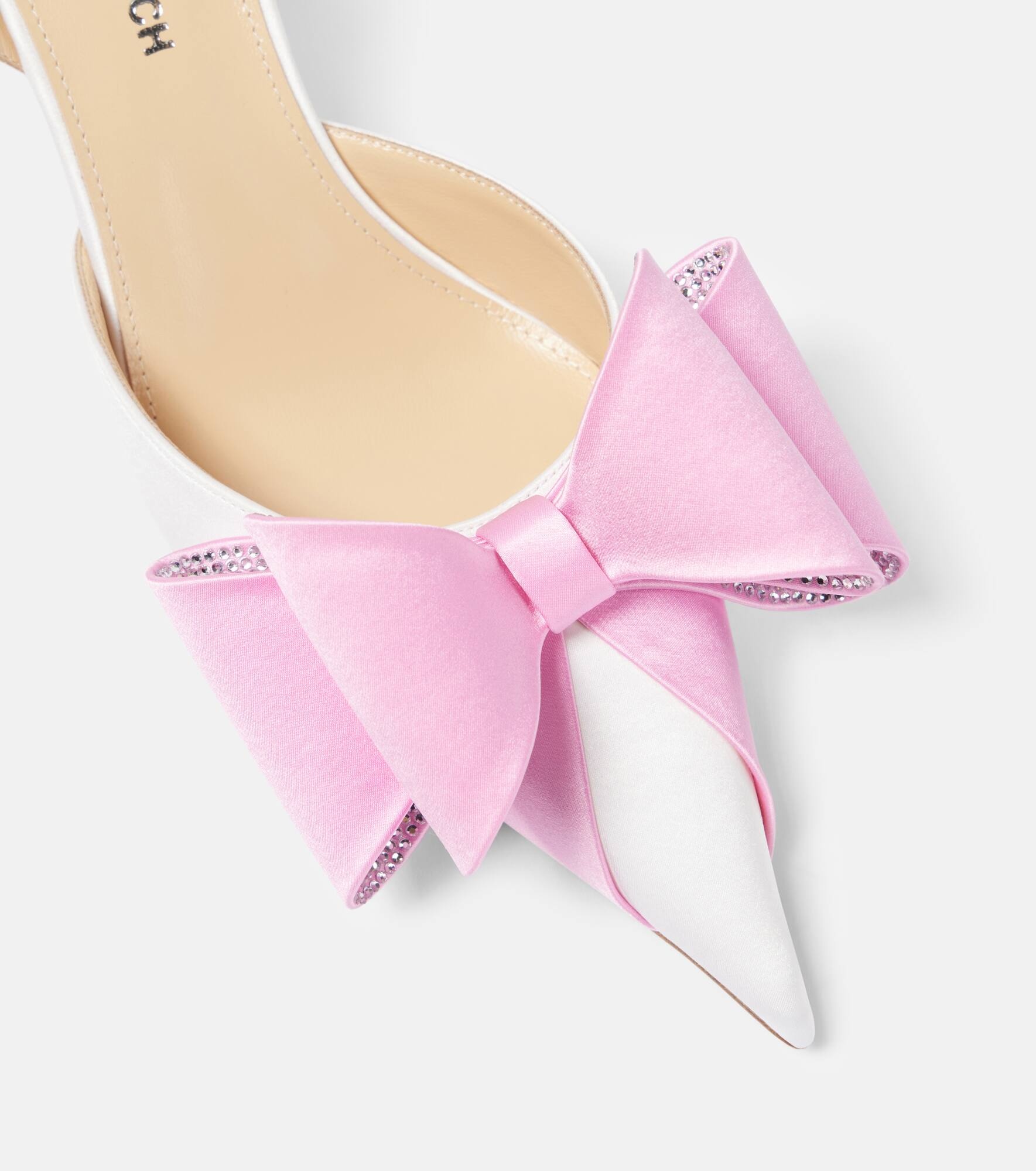 Le Cadeau satin slingback pumps - 5
