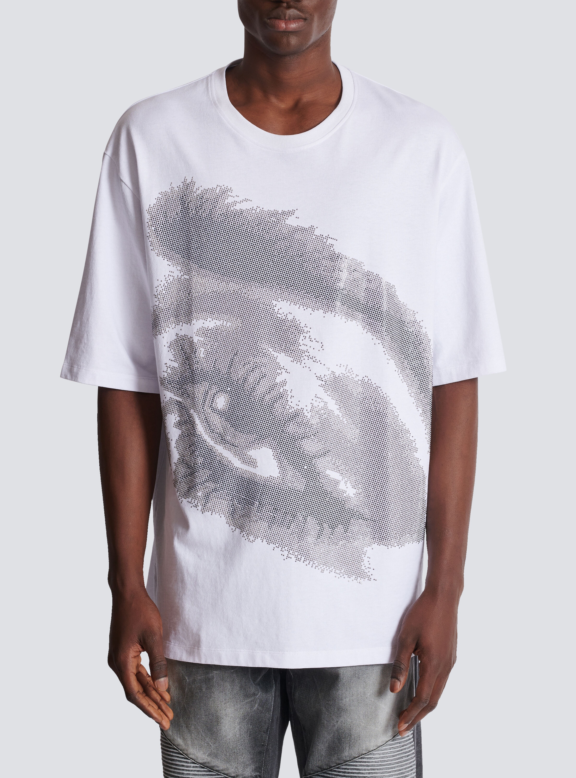 Embroidered eye T-shirt - 5