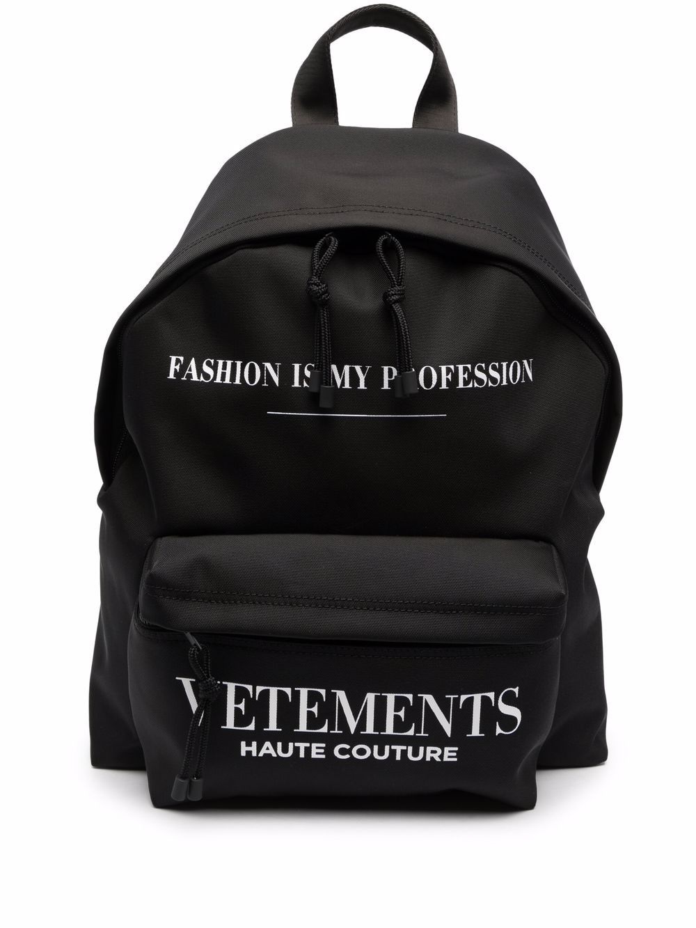 logo-print backpack - 1