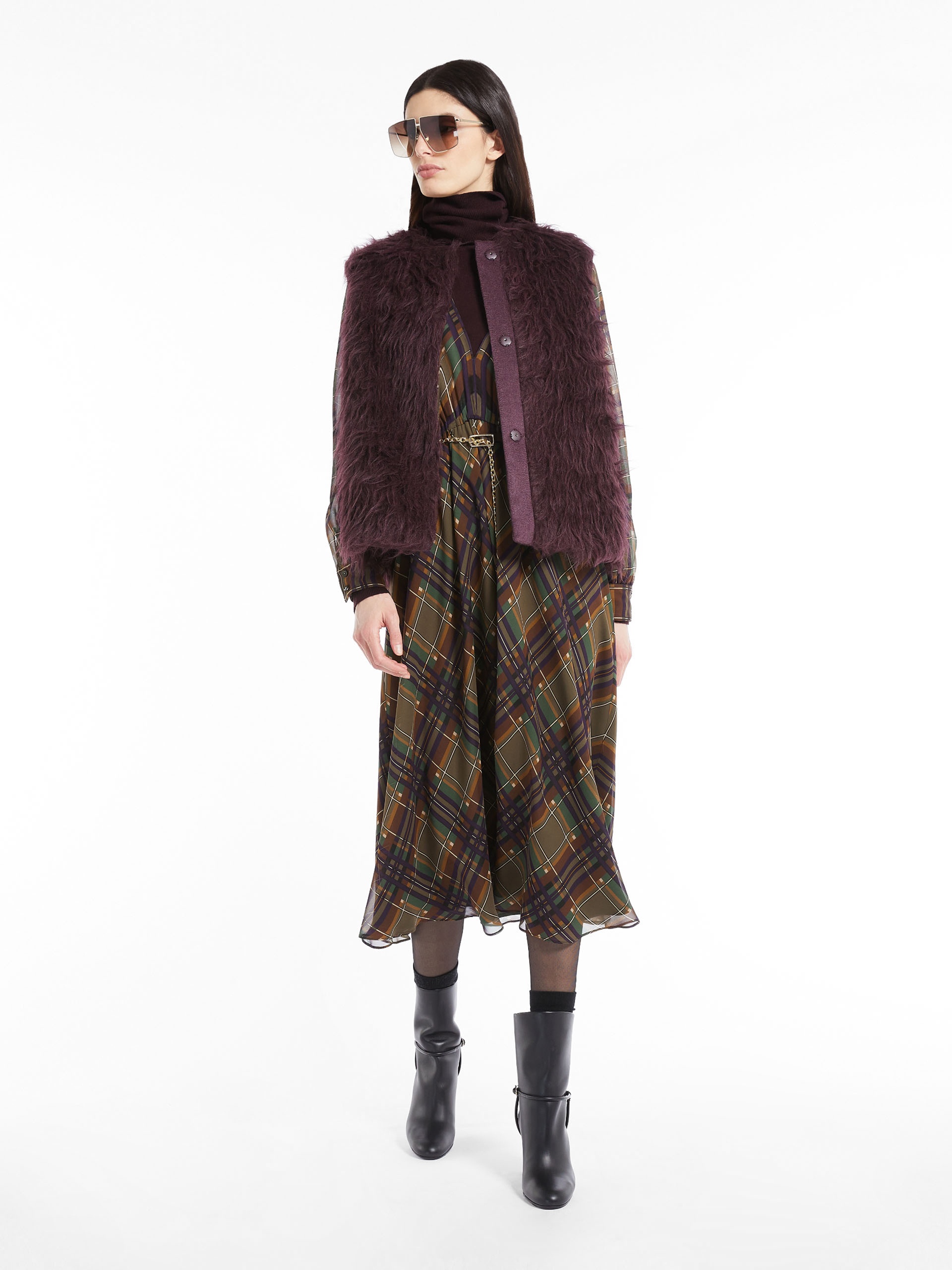 Max Mara BOLIVIA Alpaca gilet | REVERSIBLE