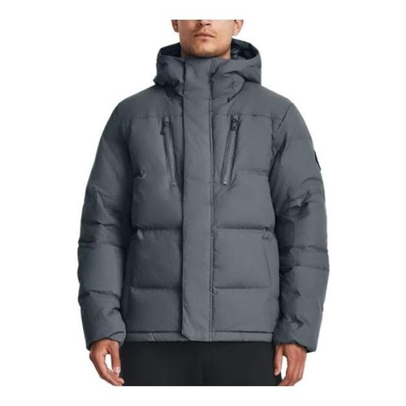 Under Armour ColdGear Infrared Down Crinkle Jacket 'Pitch Grey' 1378830-002 - 1