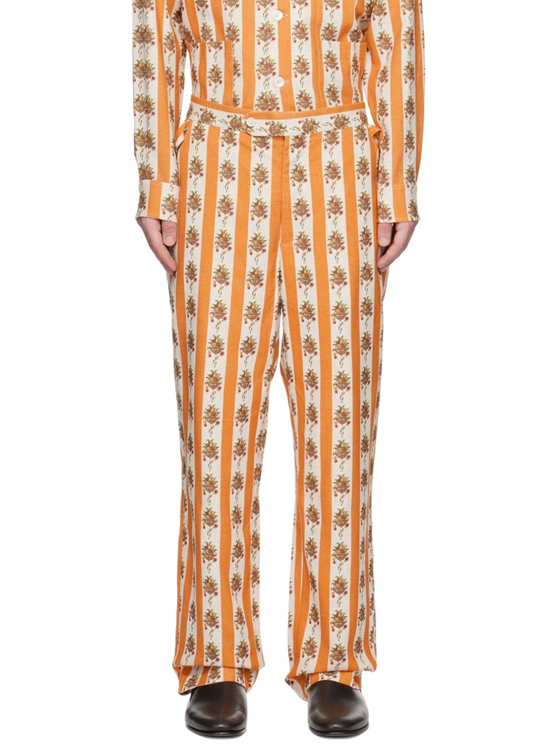 Orange Fruit Bowl Trousers 1