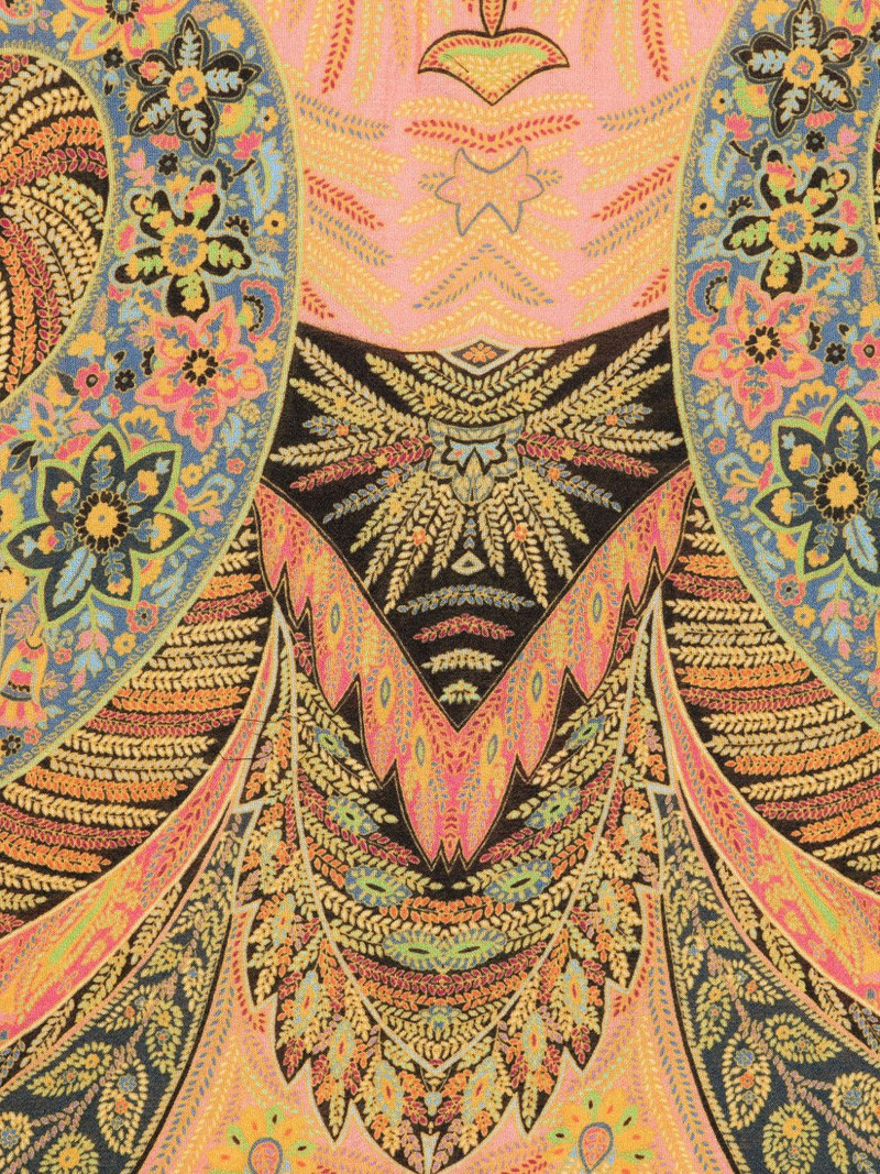 paisley-print frayed scarf 3