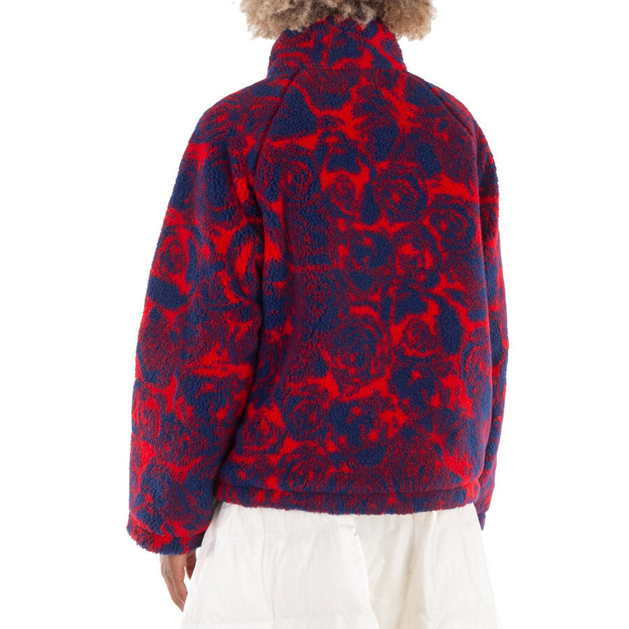 Burberry Rose-Print Fleece Reversible Jacket - 3