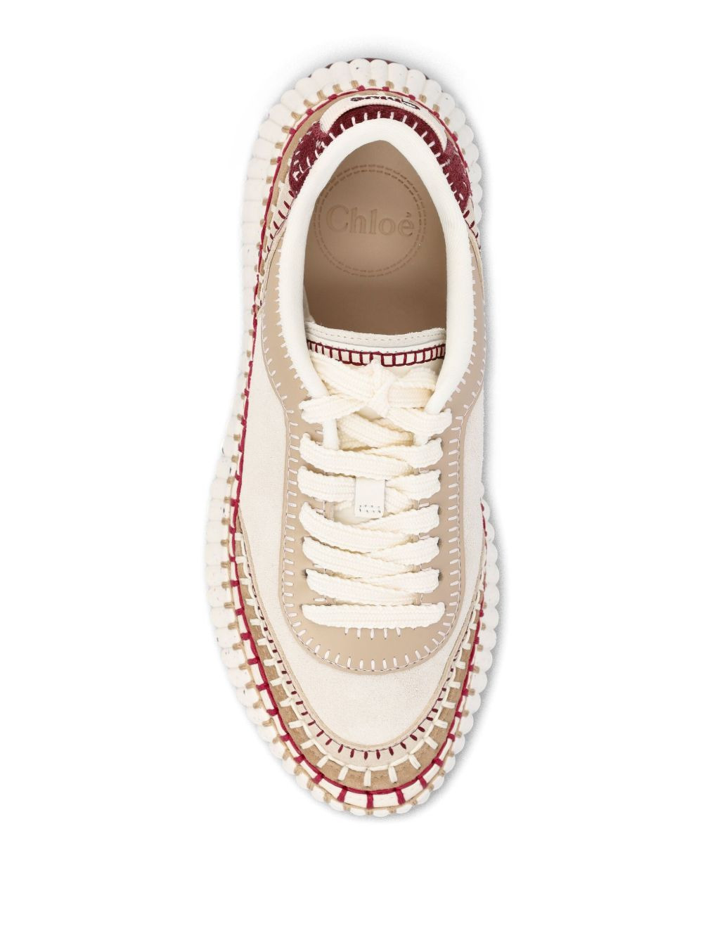 Nama textured-sole lace-up sneakers - 3