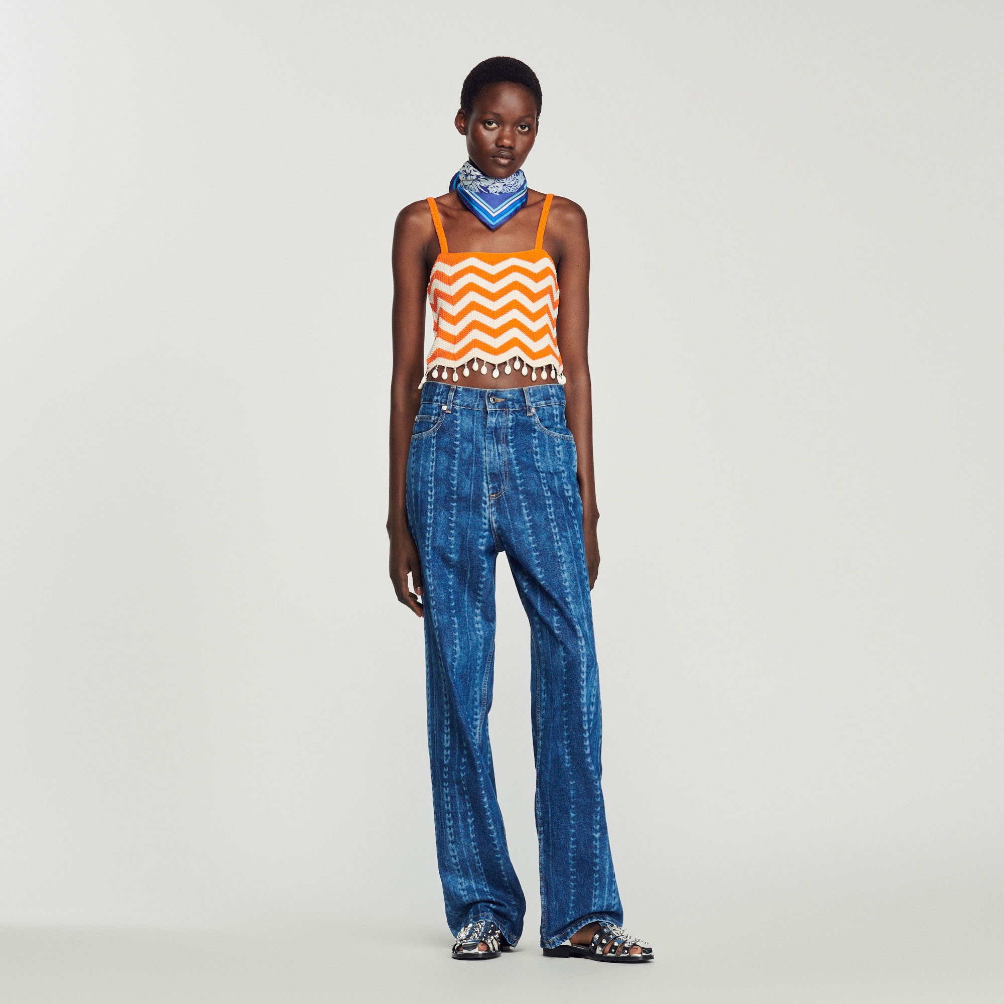 Drop-bead crop top - 2